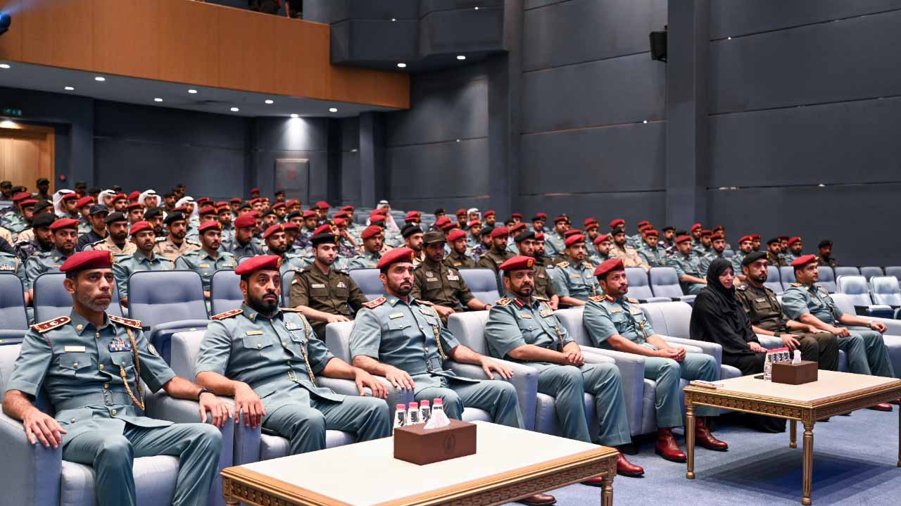 Image for the title: Al Shamsi witnesses qualif. course for promotion to Lt. rank 