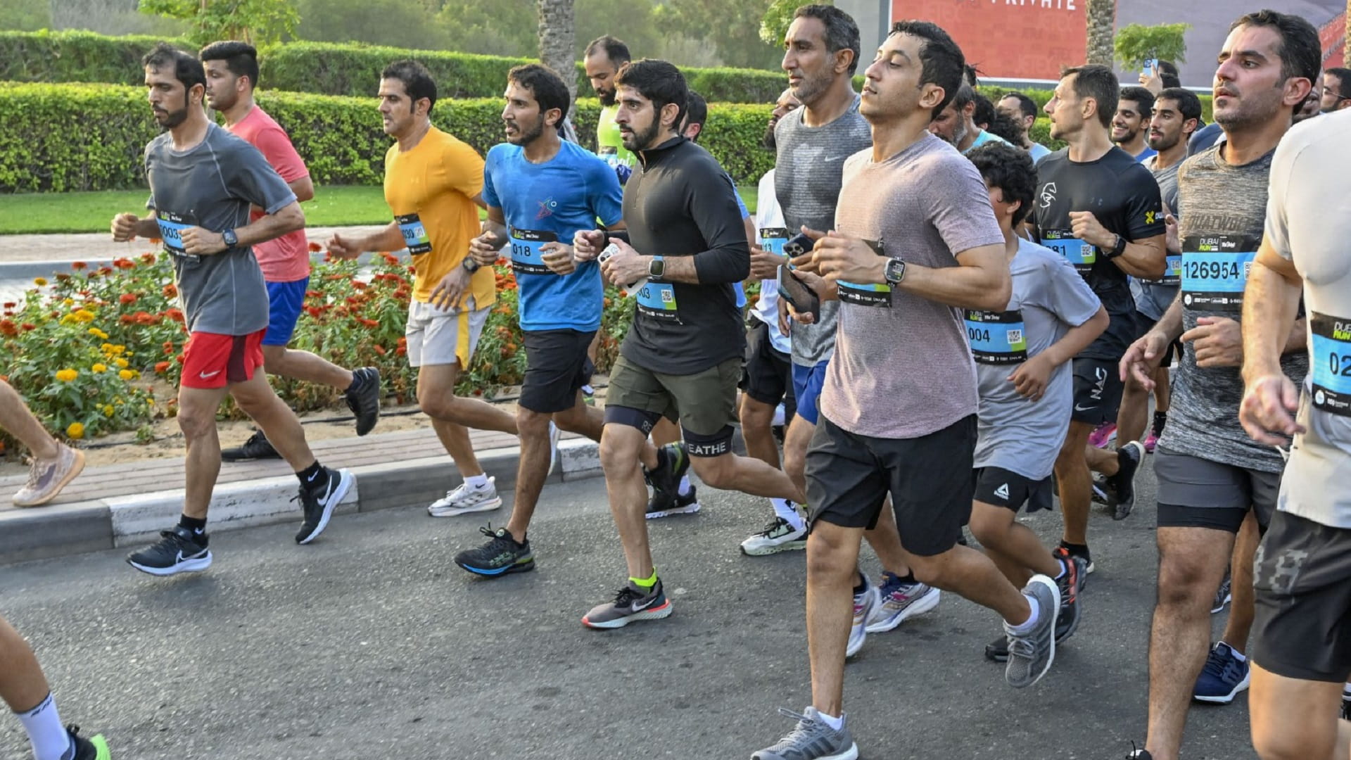 Image for the title: Hamdan bin Mohammed leads 4th edition of Dubai Run 