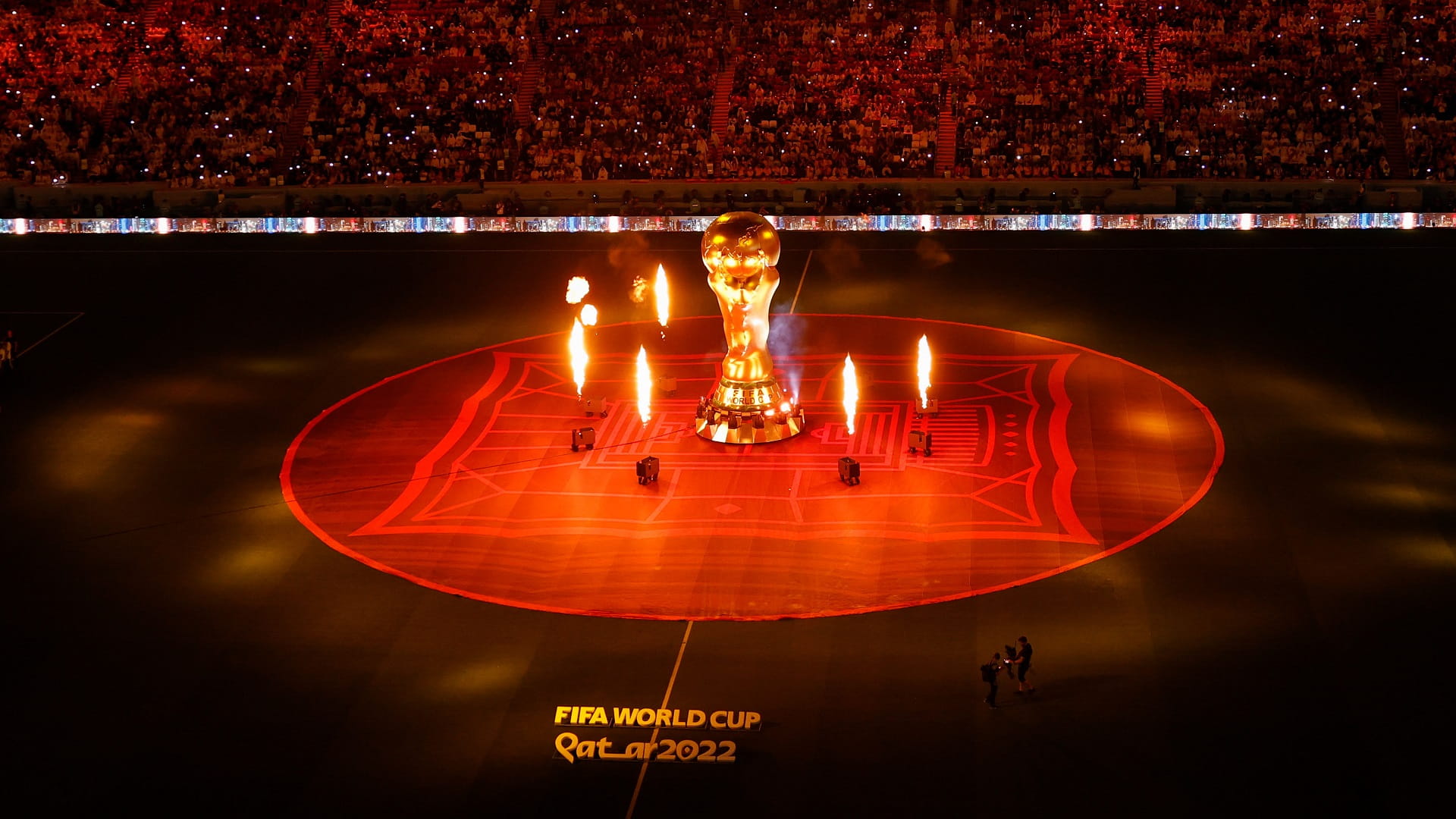 Image for the title: 2022 World Cup kicks off in Qatar 