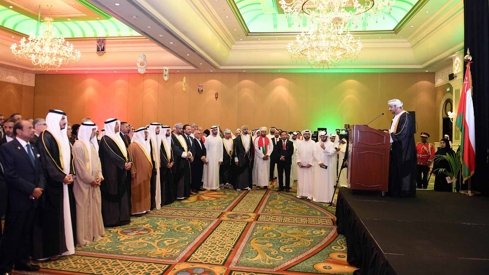 Image for the title: Suroor bin Mohamed, Nahyan bin Mubarak attend ceremony 