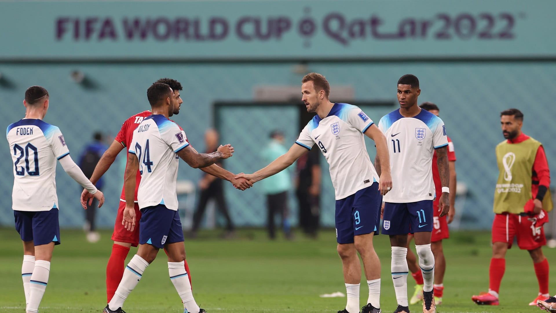 صورة بعنوان: منتخب إنجلترا يمزق شباك إيران في مونديال قطر 