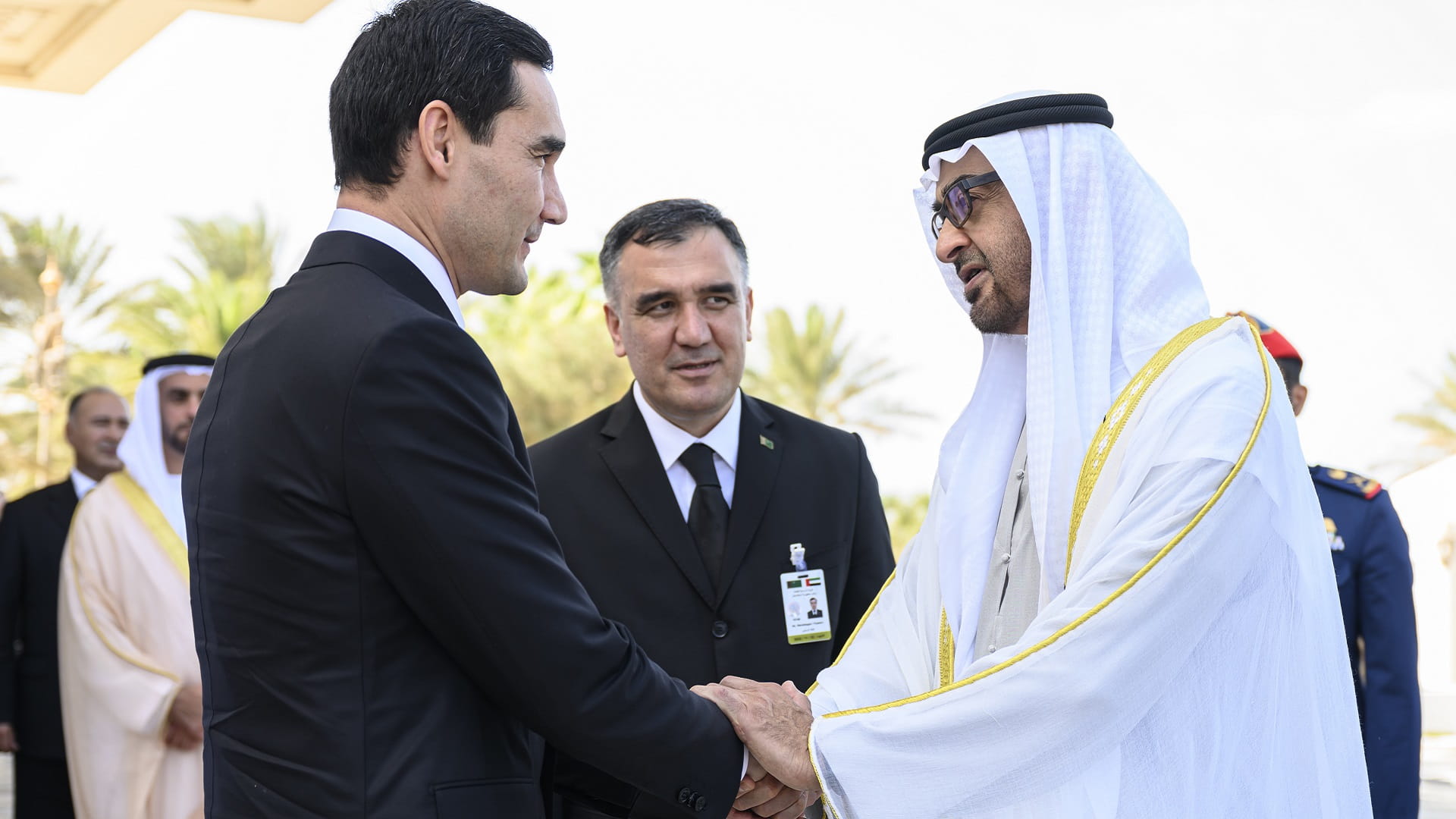 Image for the title: UAE President receives President of Turkmenistan 