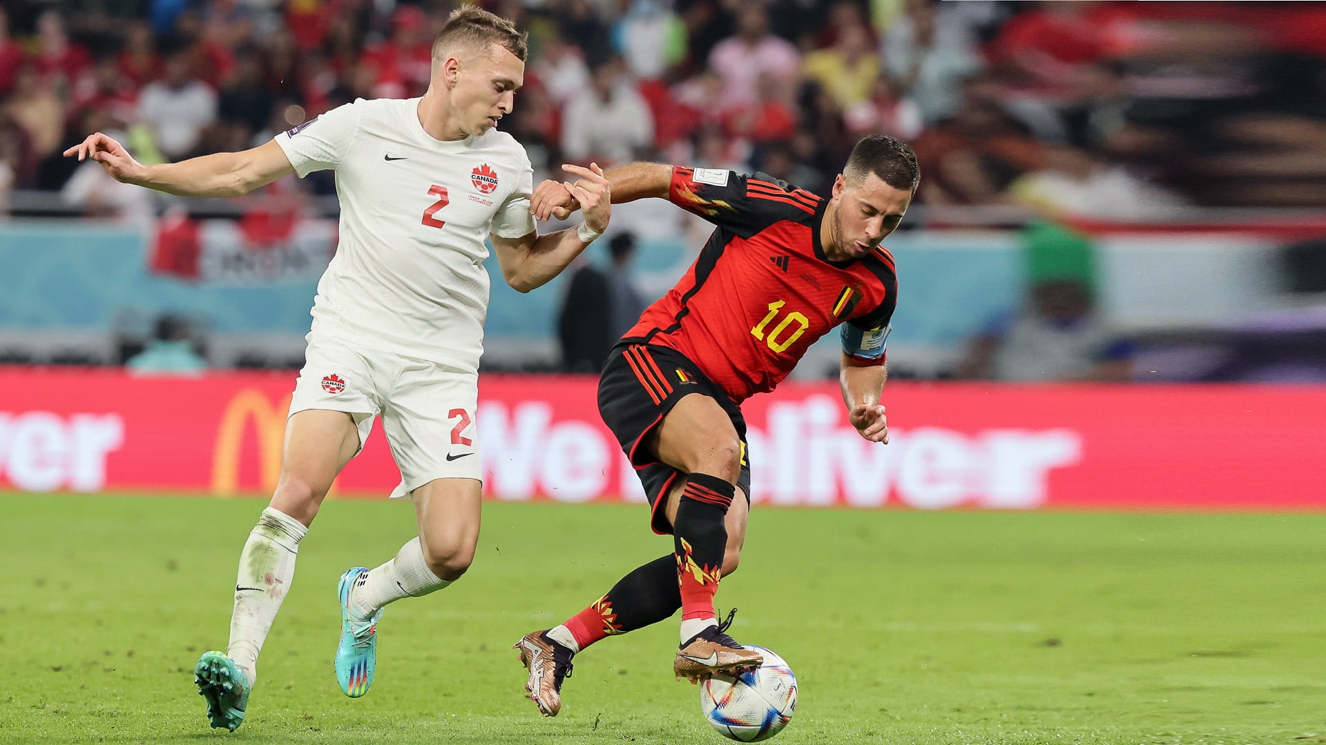 صورة بعنوان: بلجيكا تتخطى بصعوبة كندا في كأس العالم 