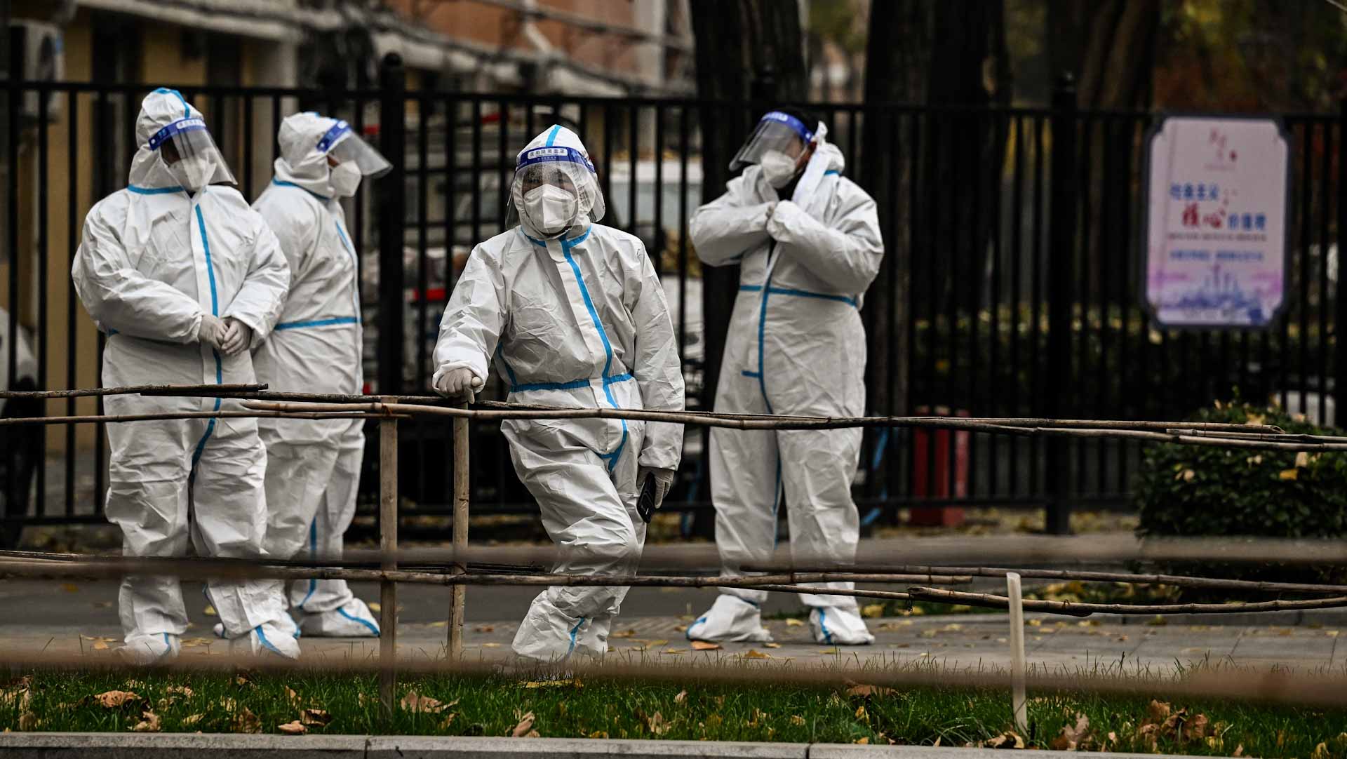 Image for the title: China's daily Covid cases hit record high: health bureau 