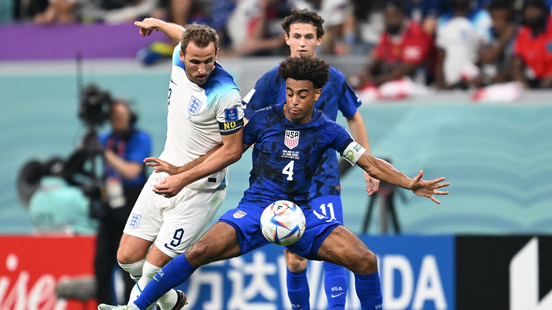 صورة بعنوان: منتخب إنكلترا يسقط بفخ التعادل السلبي أمام أميركا في كأس العالم 