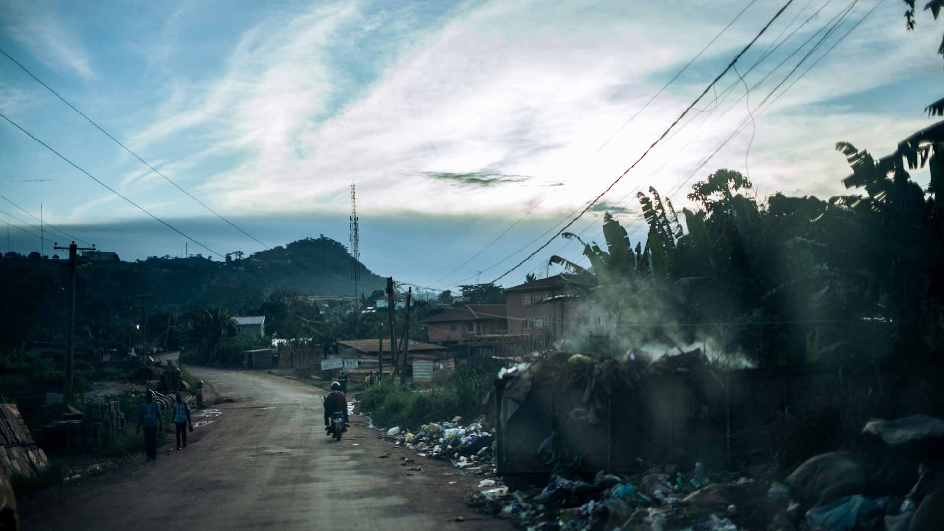 Image for the title: Landslide kills at least 14 attending funeral in Cameroon capital 