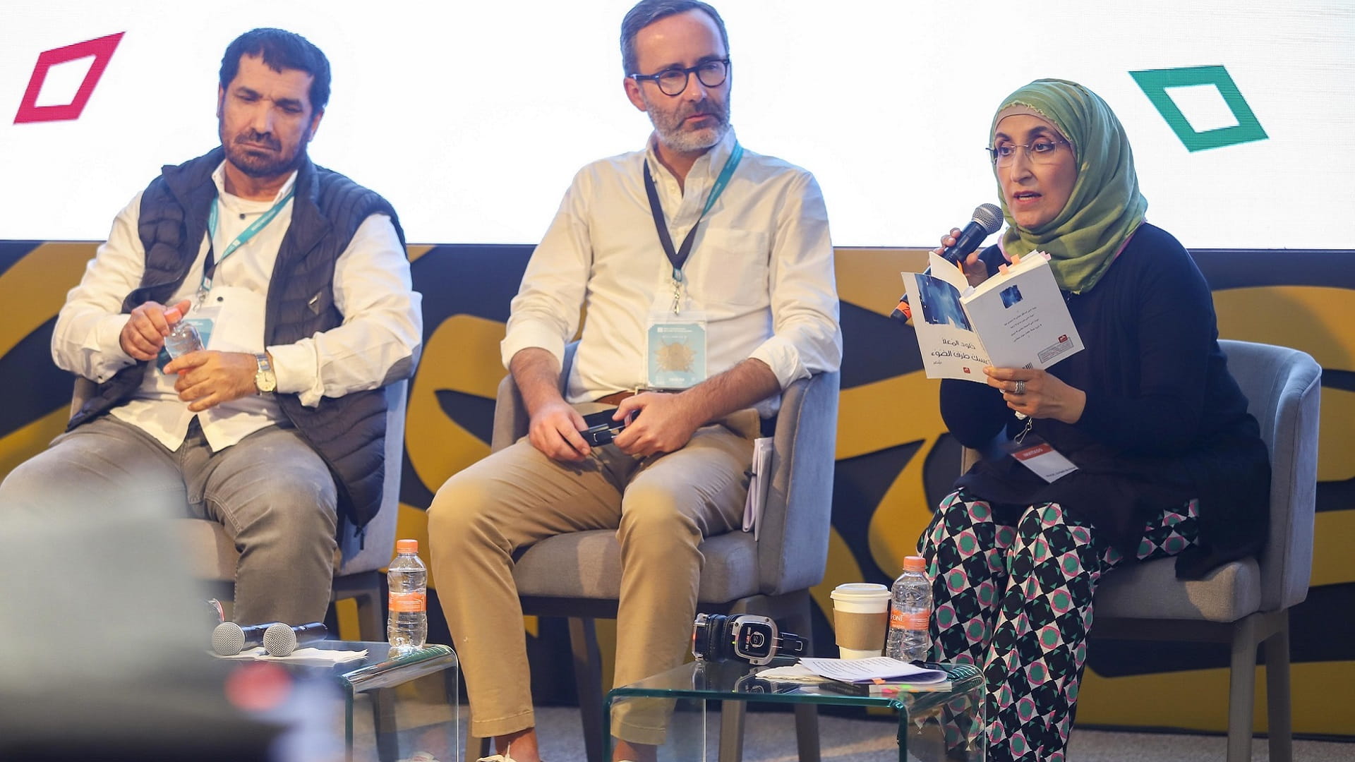 Image for the title: Emirati poets introduce Arabic poetry at Guadalajara Book Fair 
