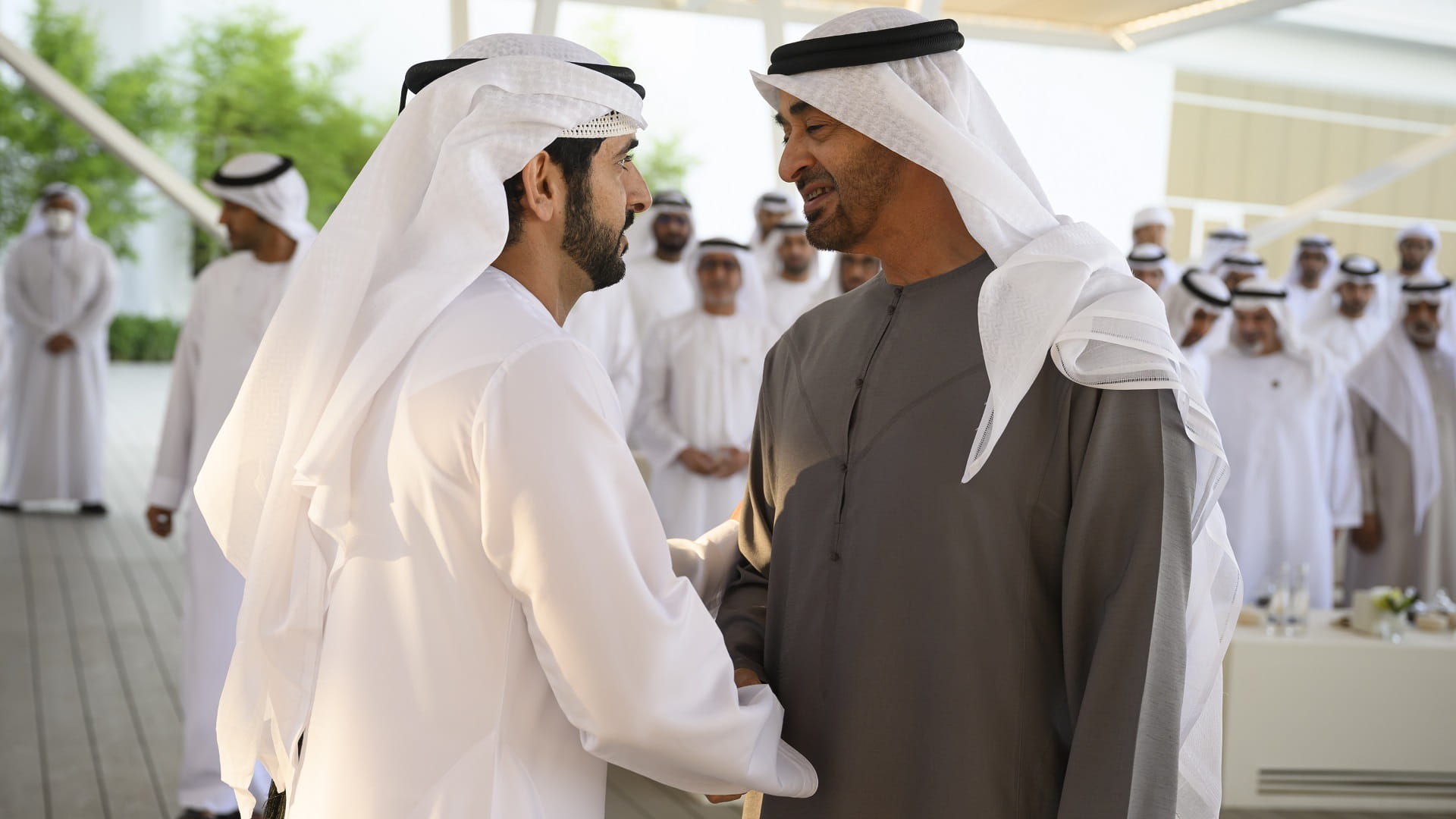 Image for the title: UAE President receives Crown Prince of Dubai 