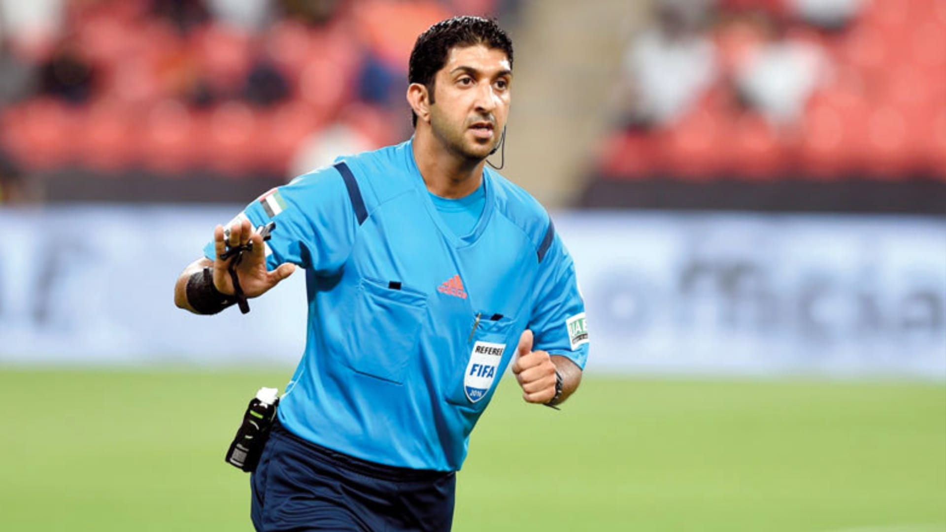 صورة بعنوان: حسن: حضور التحكيم الإماراتي بالمونديال للمرة السابعة شهادة فخر 