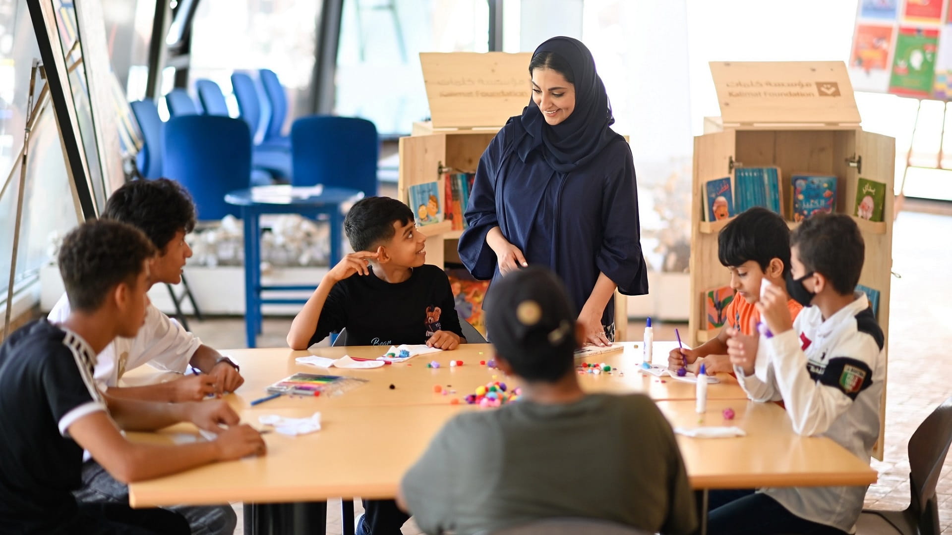 Image for the title: Kalimat brings joy of books to 2,200 children in Morocco  
