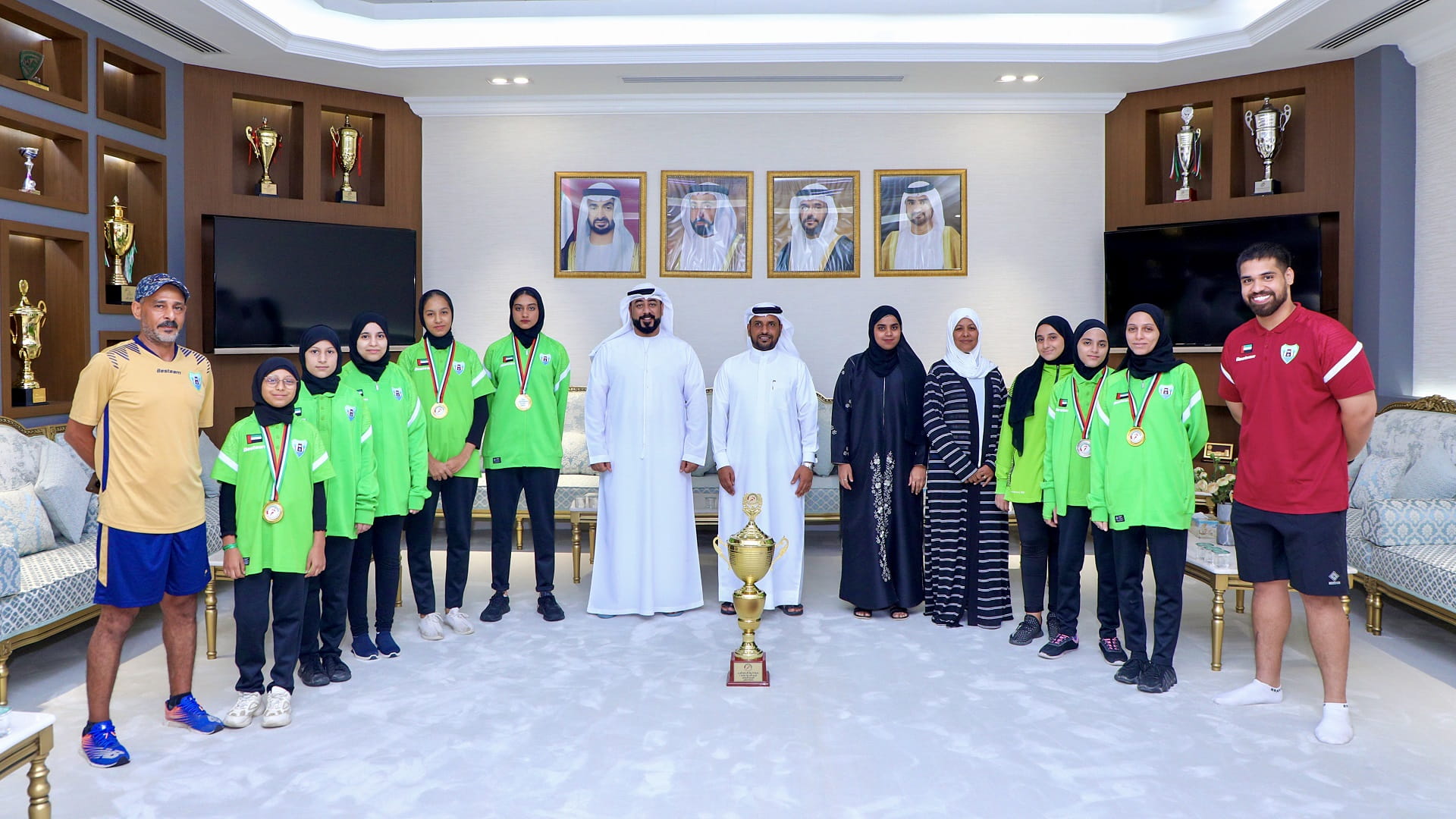 Image for the title: Dibba Al Hisn Club honours its female athletes  