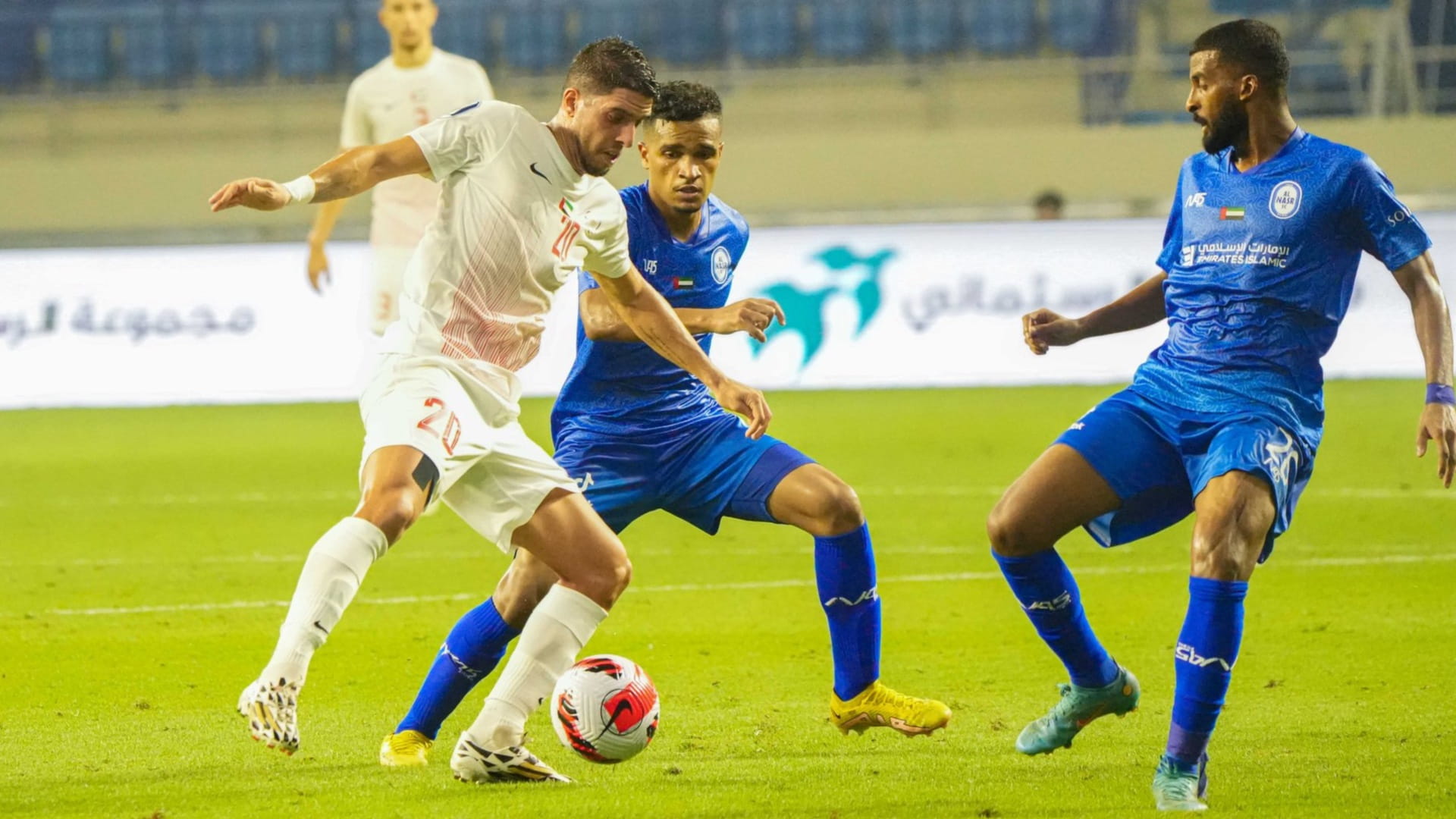 صورة بعنوان: النصر يفوز على البطائح بذهاب الدور الـ1 لكأس مصرف أبوظبي الإسلامي 