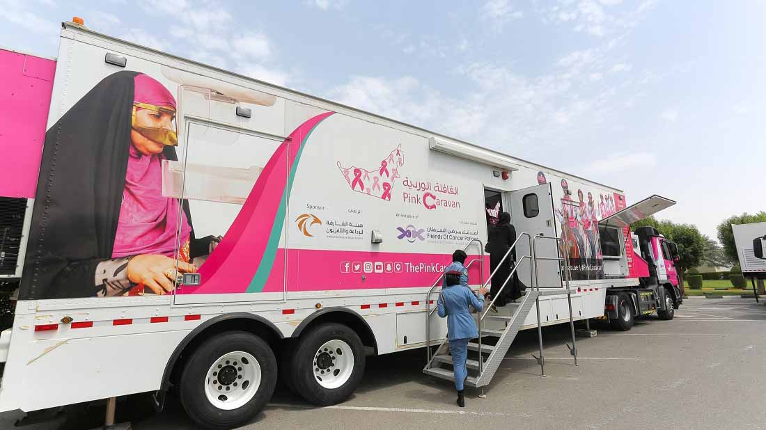 Image for the title: Pink Caravan provides free screenings across UAE 
