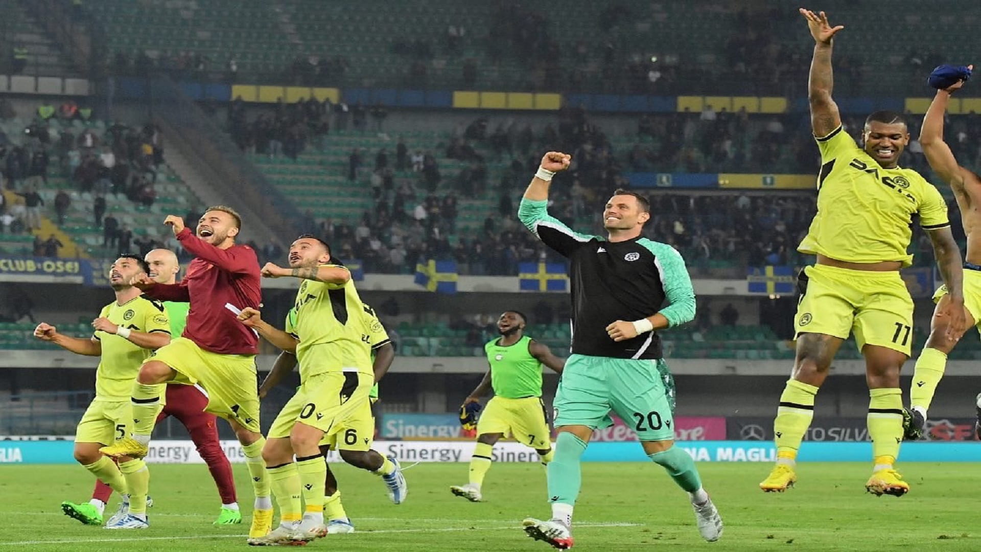 صورة بعنوان: أودينيزي يصعد للمركز الثالث في الدوري الإيطالي 