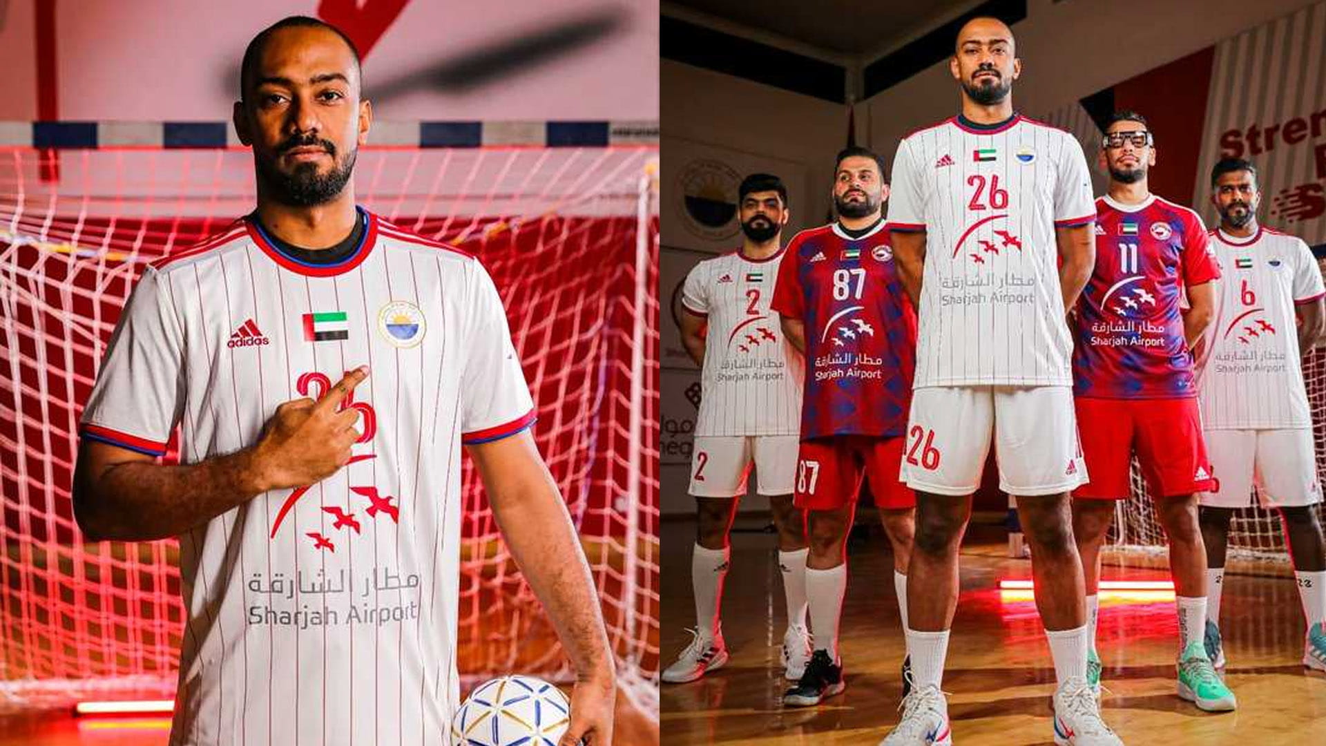 Image for the title: Sharjah Airport official sponsor of SSC’s handball team 