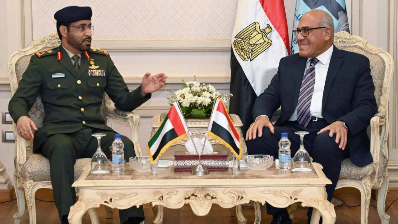 Image for the title: UAE, Egypt discuss cooperation in defence industries 