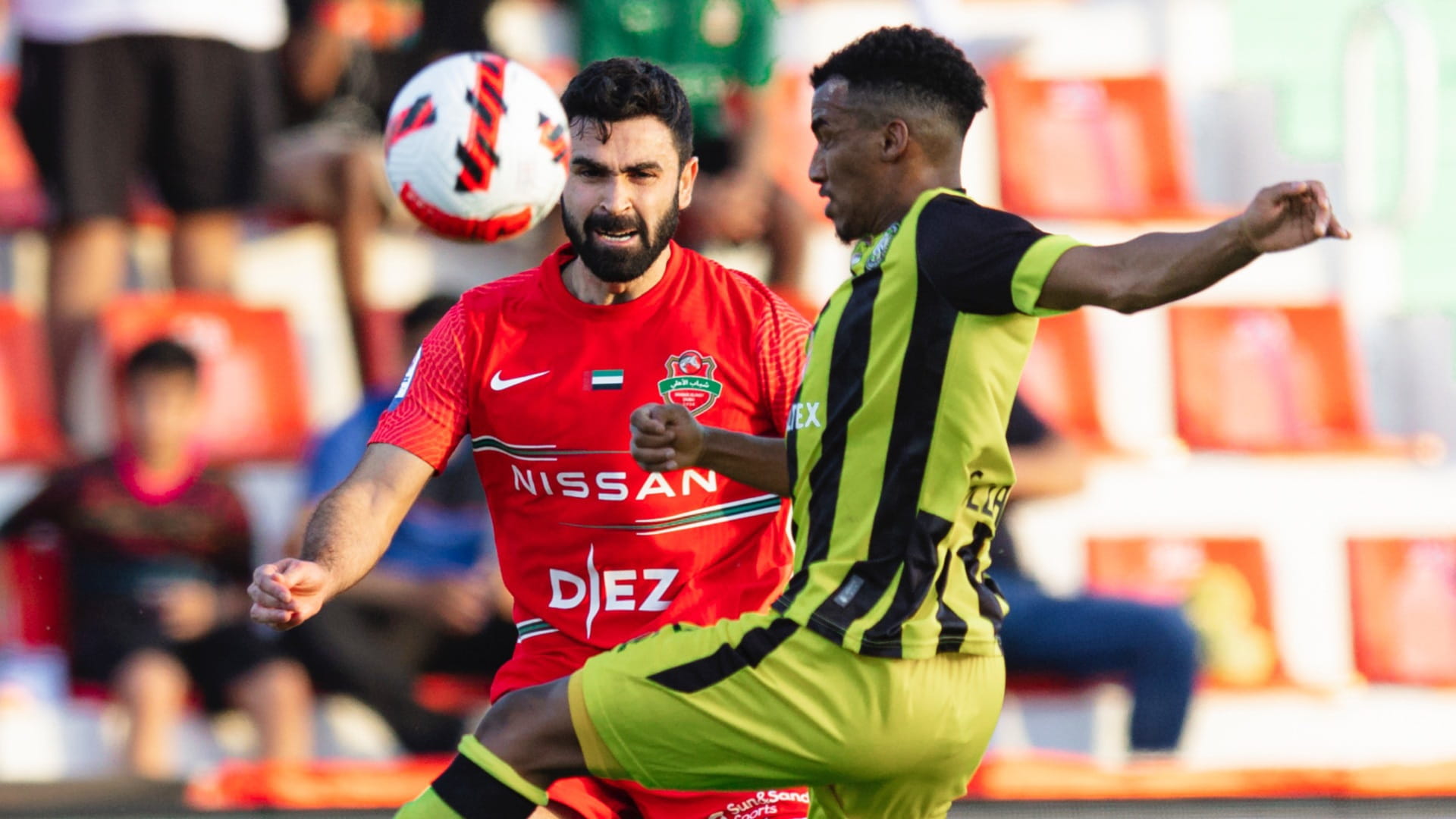 Image for the title: Neg. tie decides Al Ahli-Ittihad Kalba match in ADNOC Pro League 