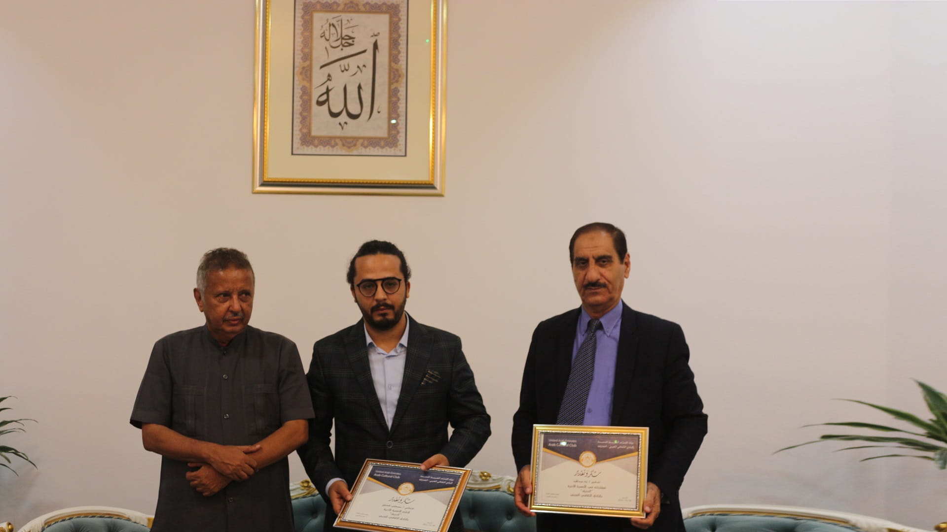 صورة بعنوان: جلسة أدبية بالنادي الثقافي العربي بالشارقة حول رواية "الحرّيق" 