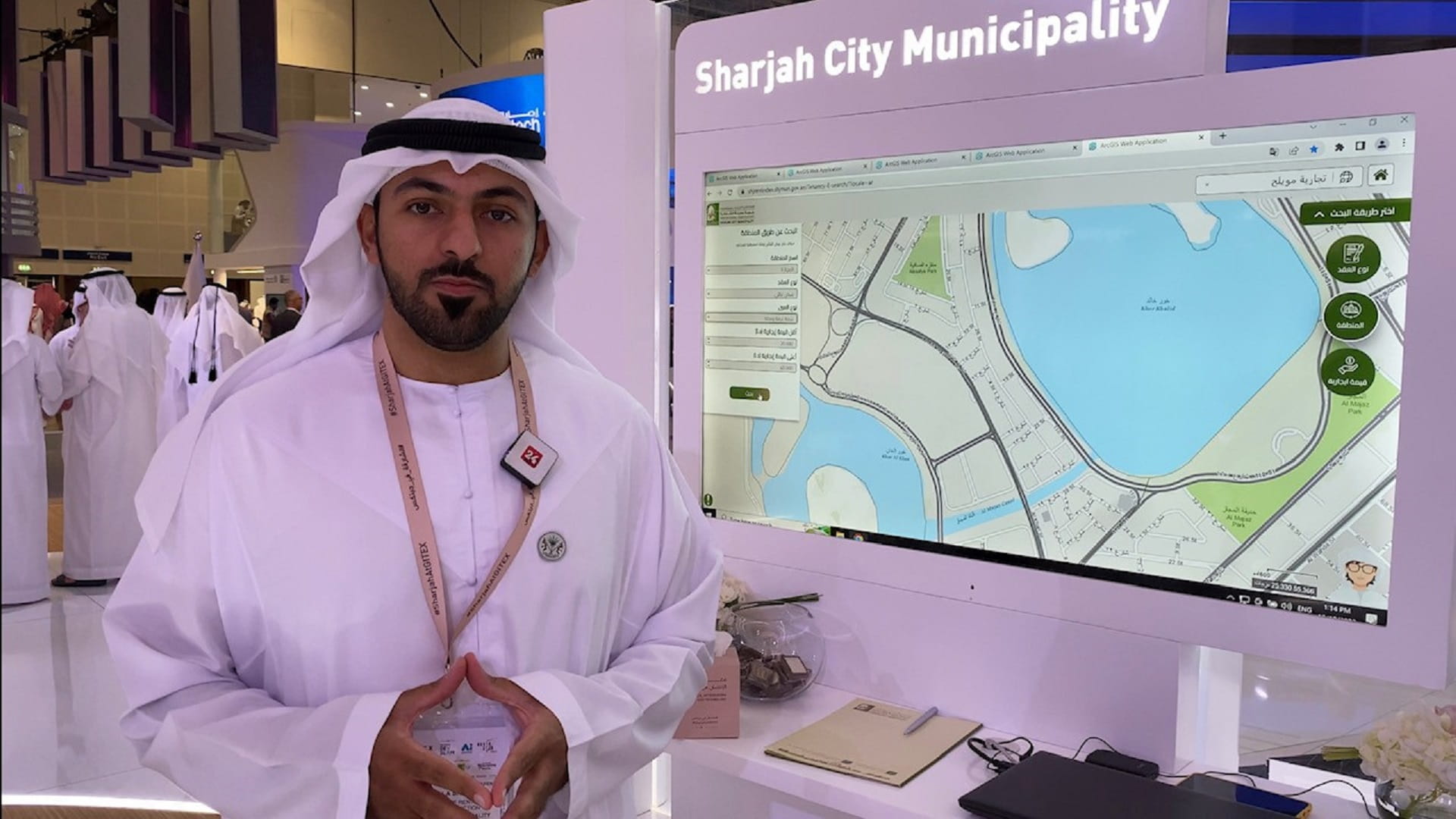 Image for the title: Sharjah’s Interactive Rental Map at GITEX 