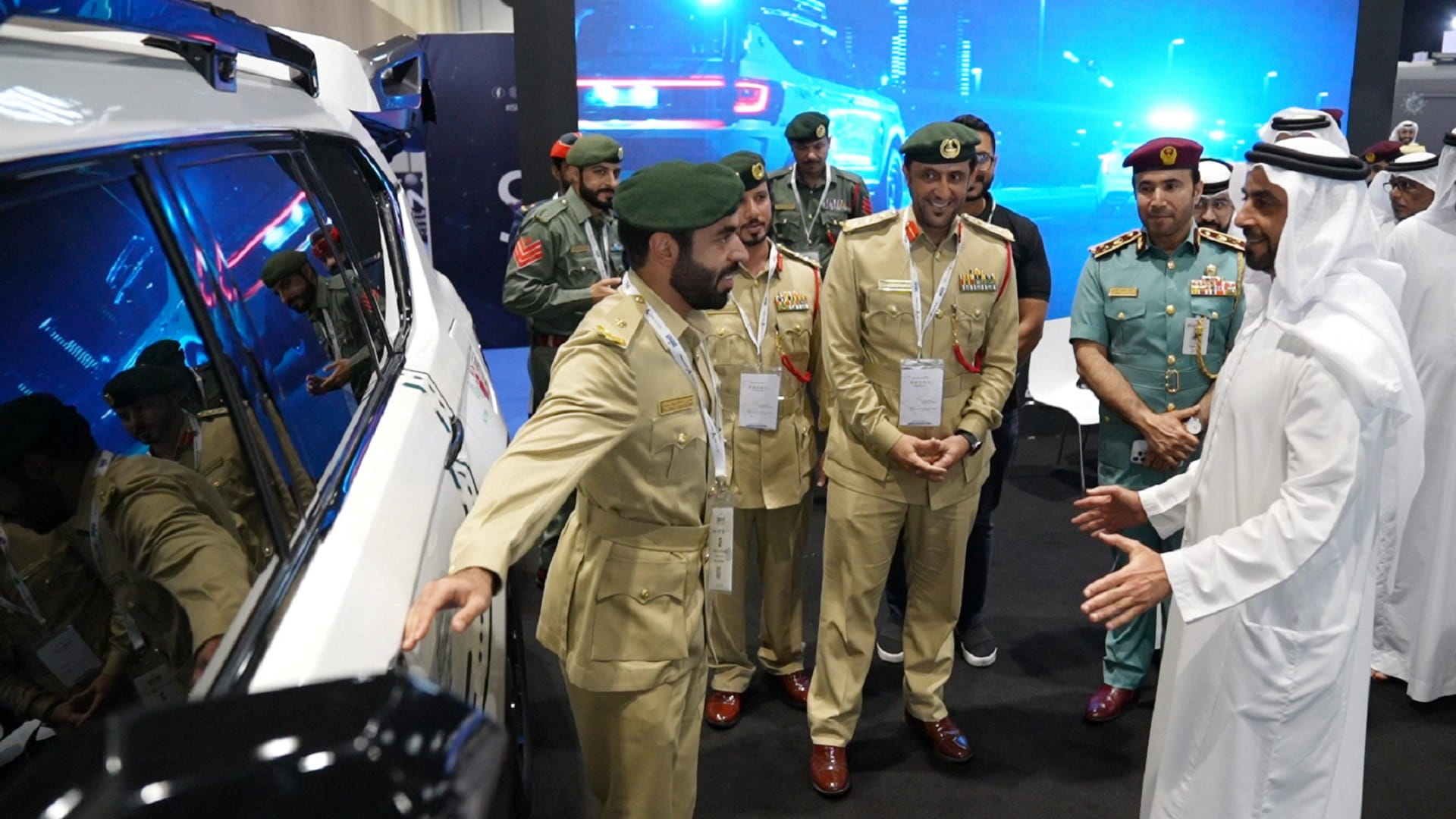 Image for the title: Saif bin Zayed visits ISNR Abu Dhabi 2022 on its final day 