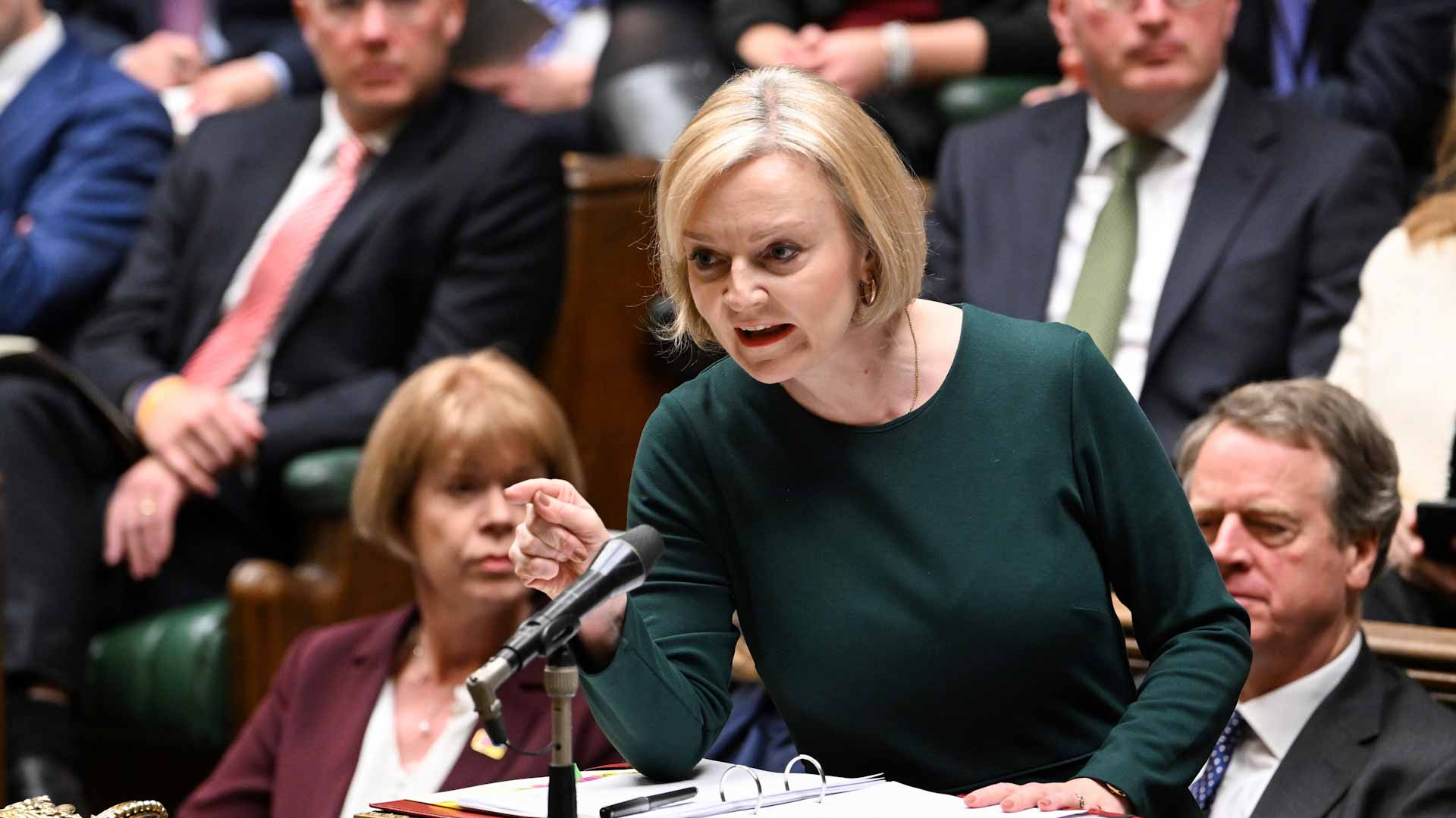 Image for the title: British PM faces fresh political woes after meeting with MPs 