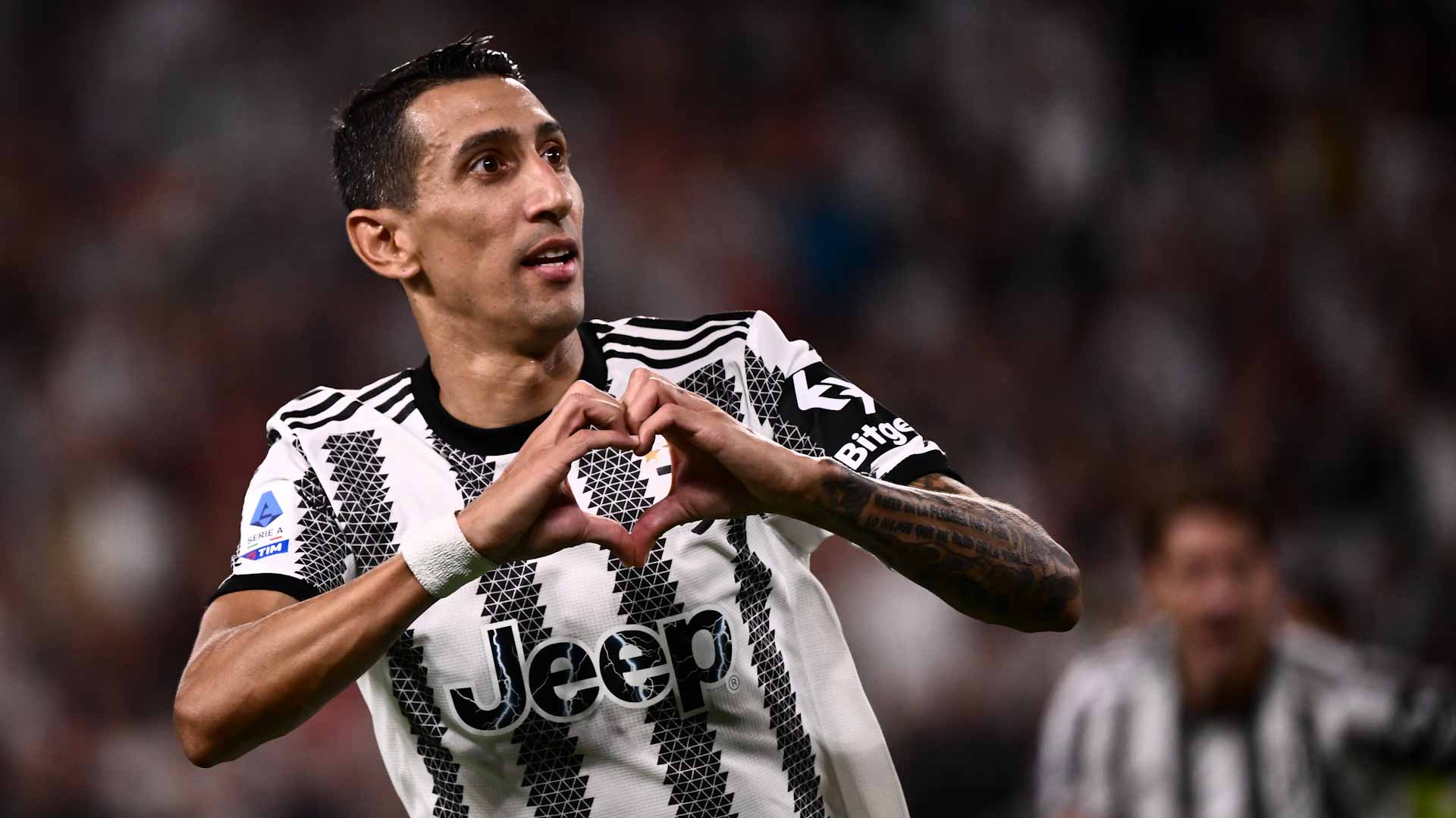Image for the title: Juve's Di Maria out for three weeks with hamstring injury 