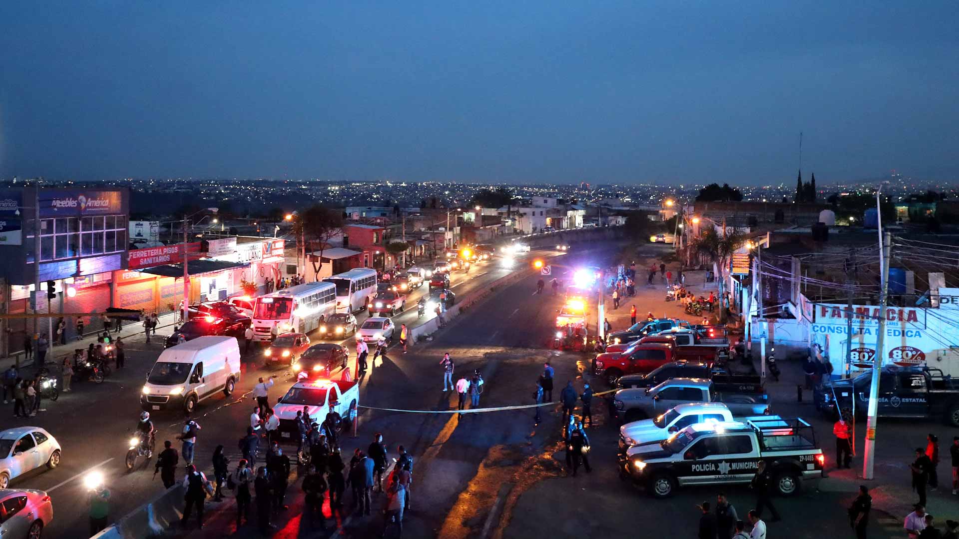 Image for the title: Gun attack on central Mexico kills 12 