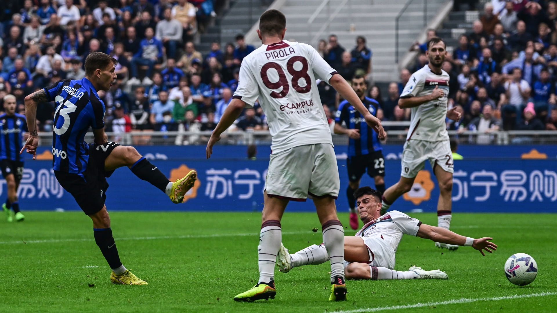 صورة بعنوان: إنتر ميلان يتخطى ساليرنيتانا في الدوري الإيطالي 