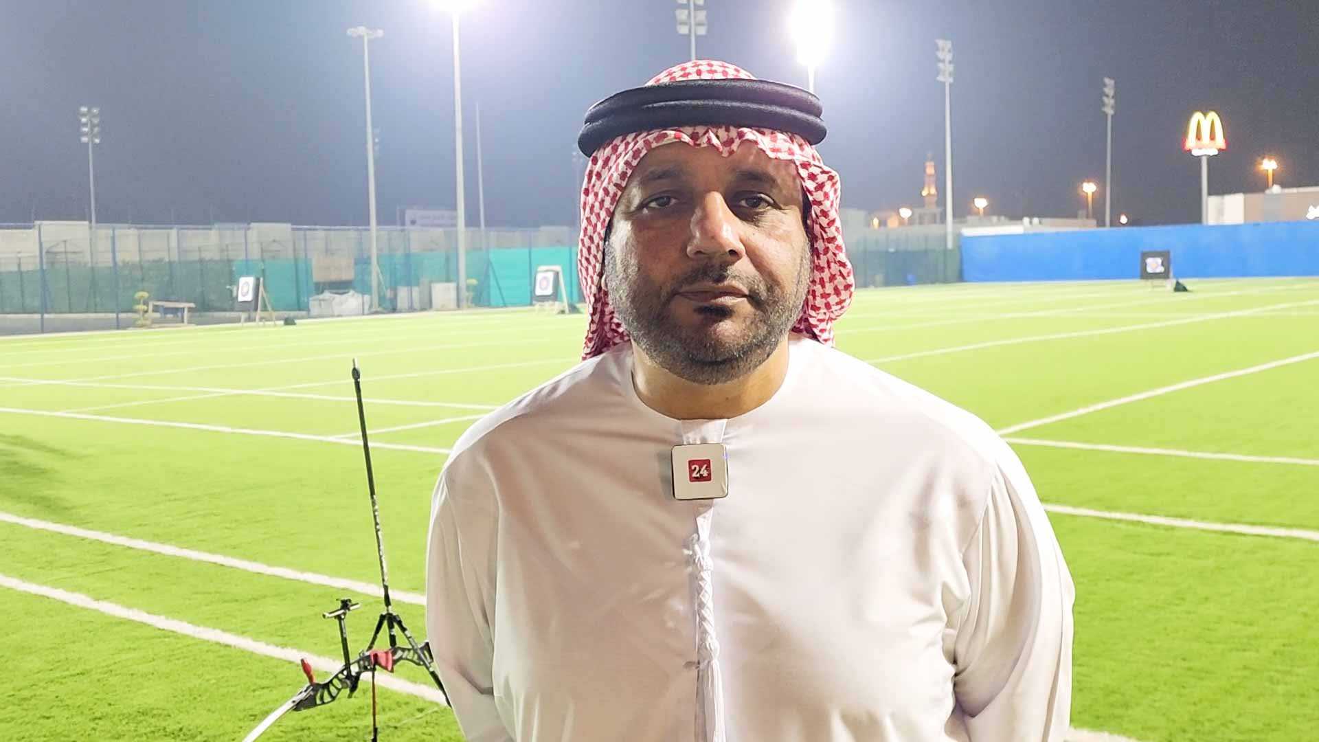 Image for the title: Al Hazami: Inaugurating bow and arrow field at SSC 