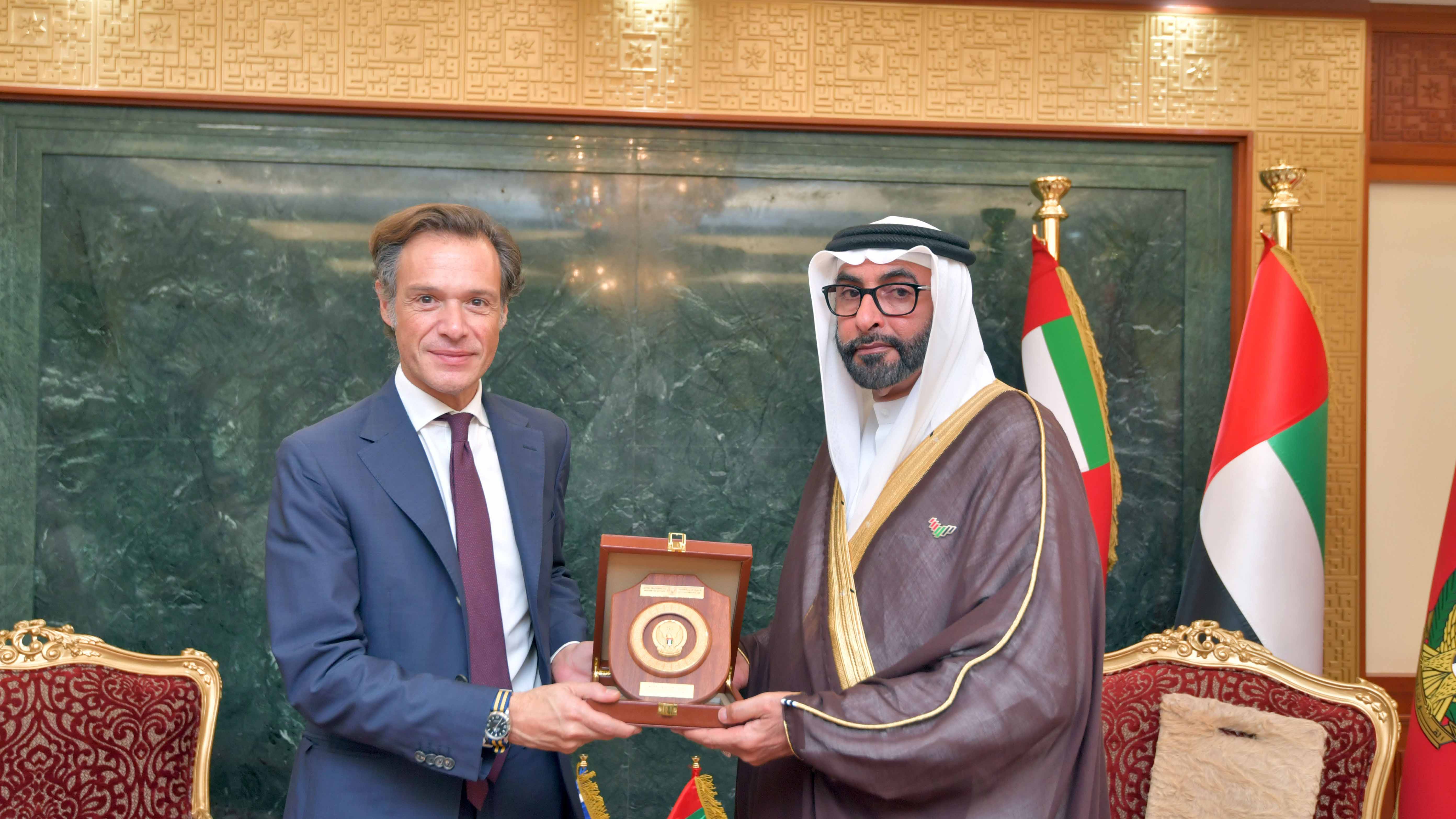 Image for the title: Al Bowardi receives Ambassador of Hellenic Republic 