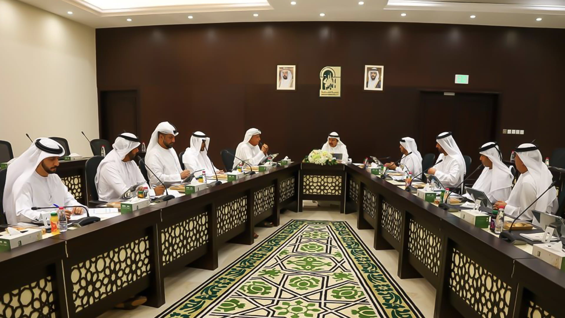 صورة بعنوان: اجتماع بين "شؤون البلديات" ورؤساء المجالس البلدية بإمارة الشارقة 