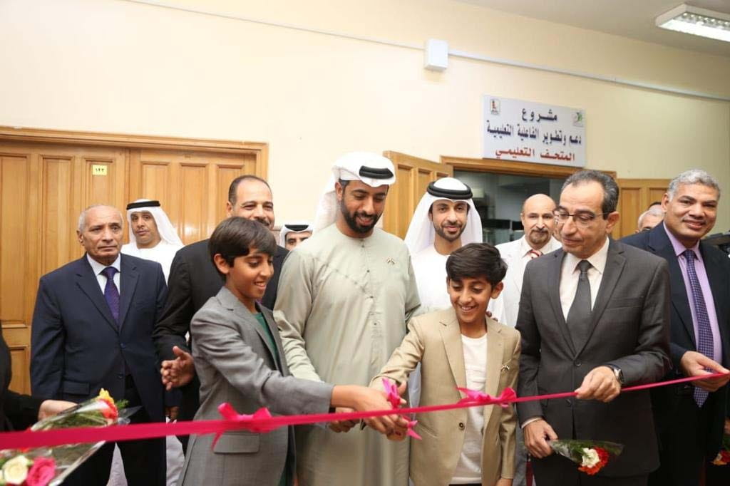 Image for the title: Mohammed bin Nahyan inaugurates calligraphy centre Egypt 