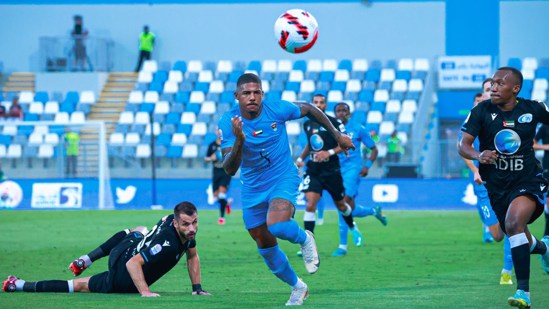Image for the title: Baniyas beat Dibba 4-1 in ADNOC Pro League 