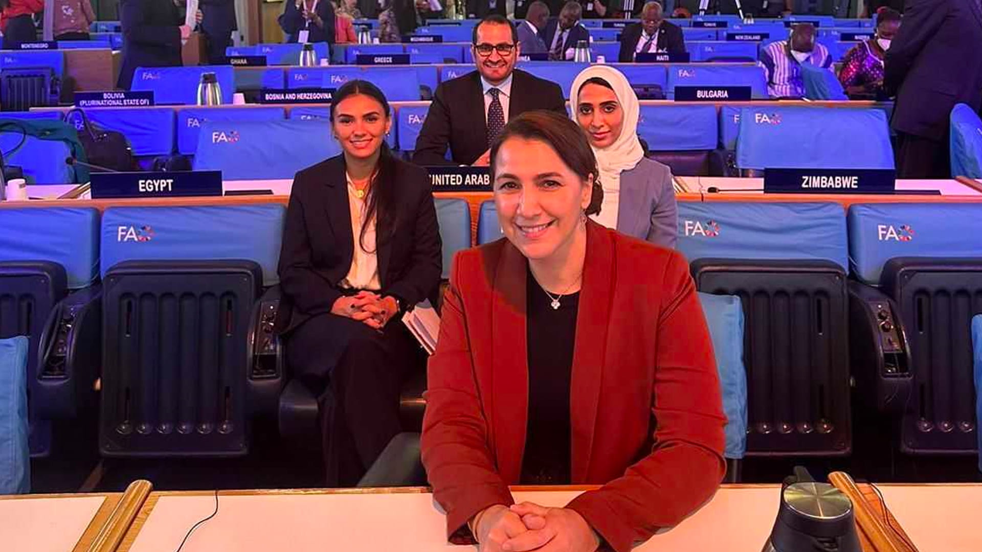 Image for the title: Almheiri highlights youth's role in sustainable food systems 