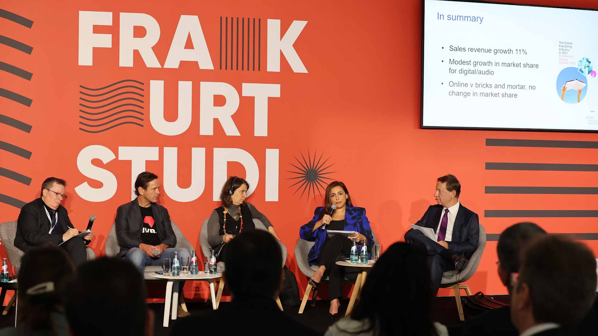 Image for the title: Bodour Al Qasimi leads conversations on future of publishing 