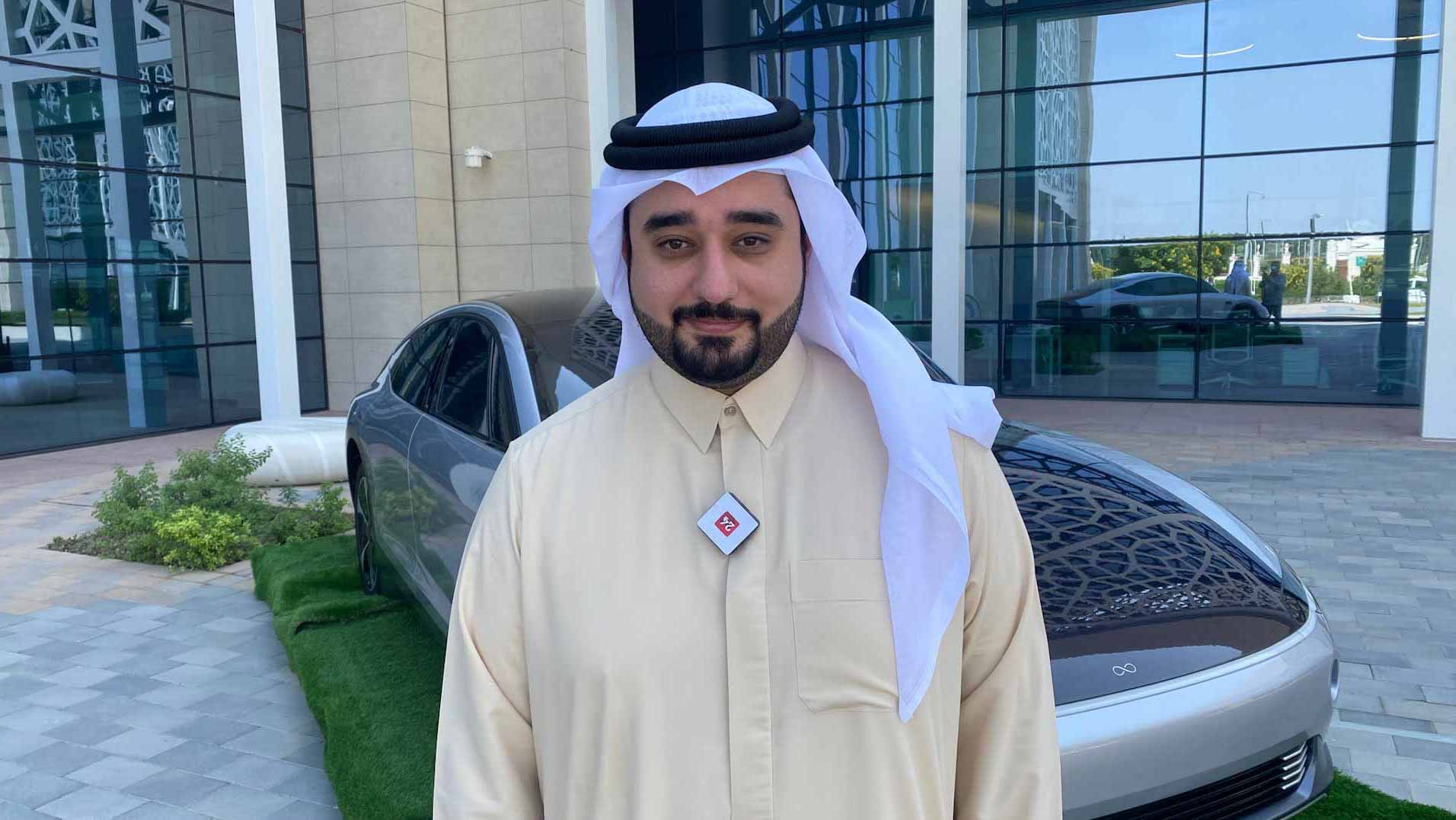 Image for the title: Bani Hammad: SRTIP unveils first solar and electric car 