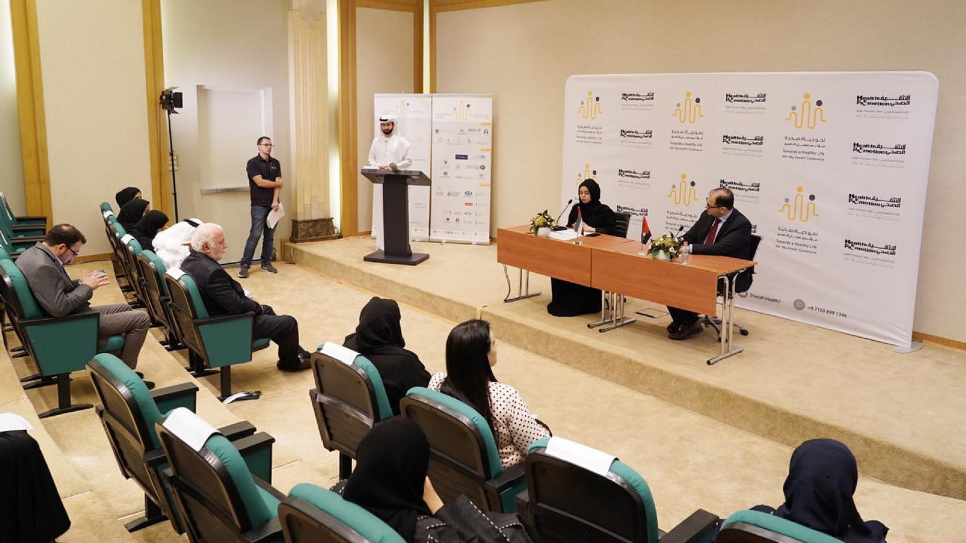 صورة بعنوان: إدارة التثقيف الصحي بالشارقة: 40 متحدثاً بمؤتمر "صحتي" 15 نوفمبر 