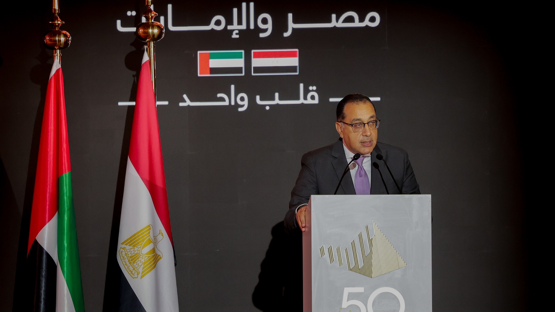 صورة بعنوان: مدبولي: الإمارات الأولى عالمياً بتدفقات الاستثمار الأجنبي إلى مصر 