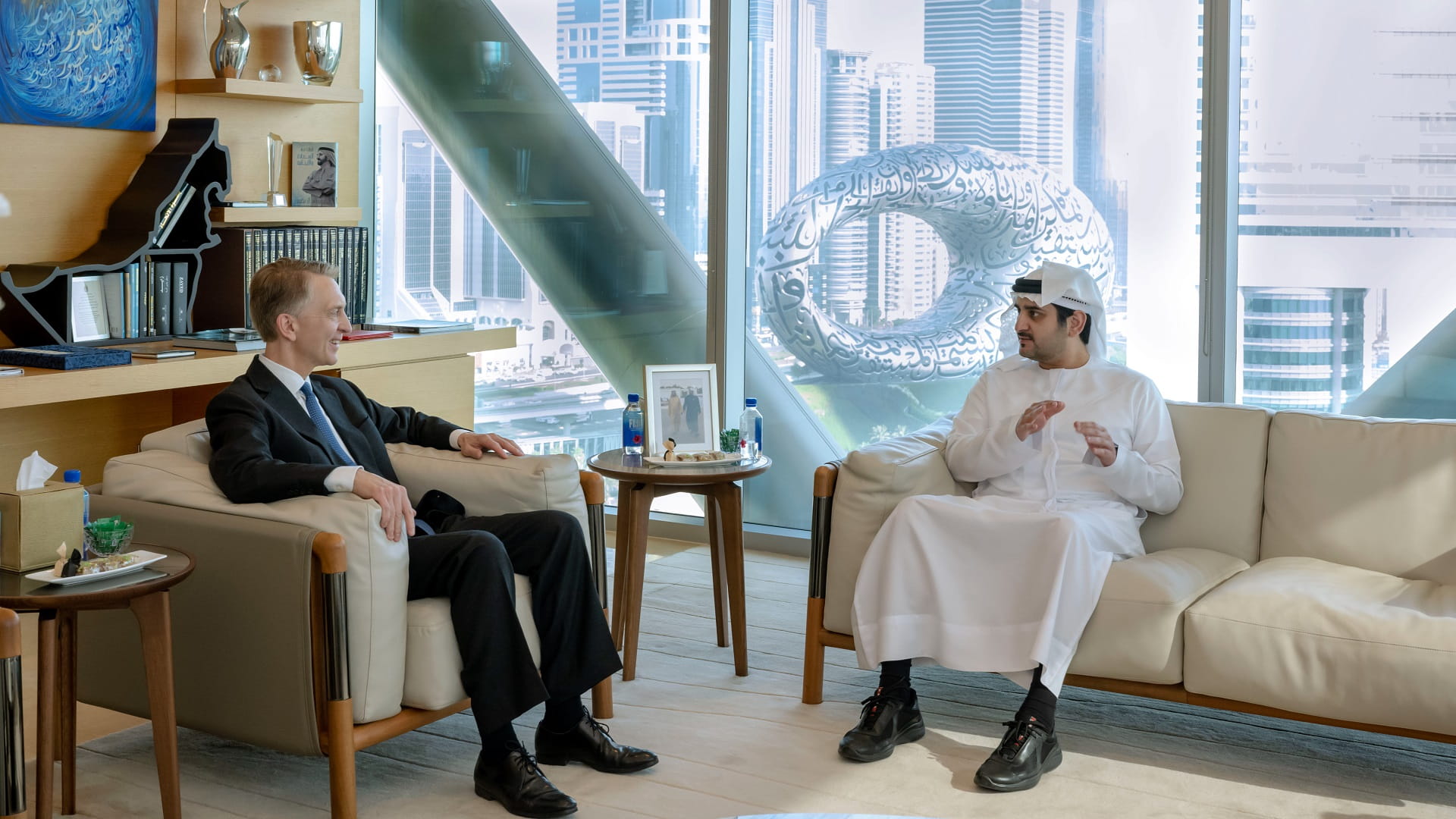 Image for the title: Maktoum bin Mohammed: Dubai Ruler’s vision made Dubai world hub 