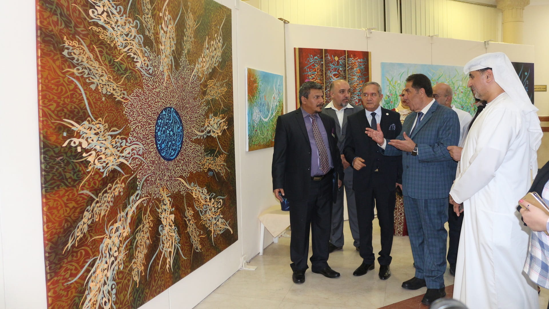 Image for the title: ACC hosts "Letters for Humanity" by Saleh Al-Hajar 