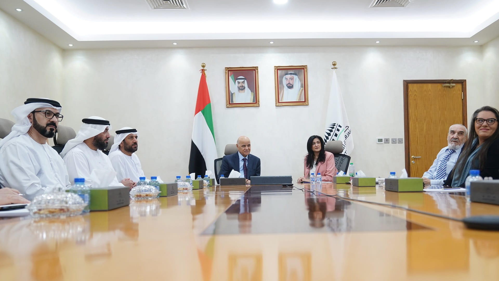 صورة بعنوان: جامعة الشارقة تبحث سبل تعزيز التعاون المستقبلي مع "شراع" 