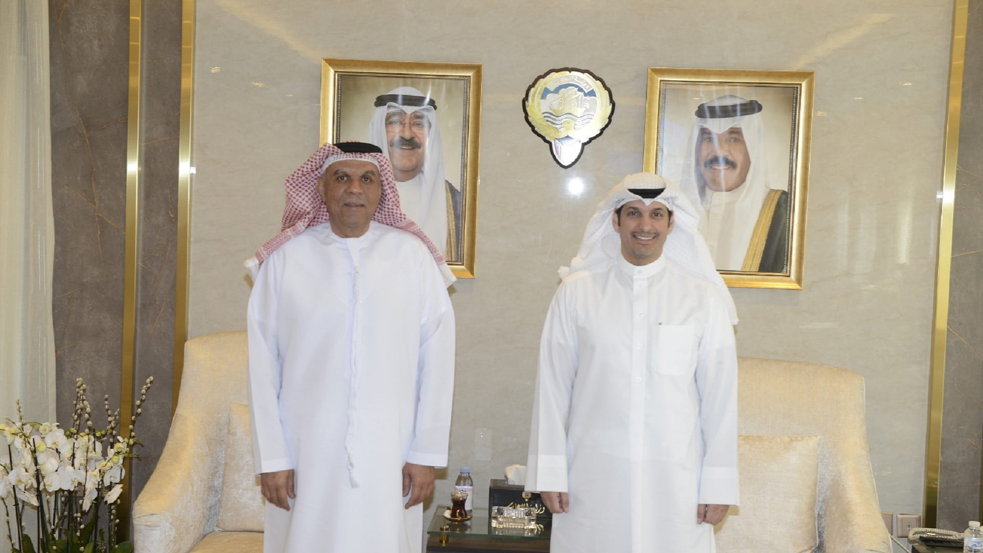 صورة بعنوان: وزير الإعلام الكويتي يثمن جهود حاكم الشارقة من أجل رفعة الثقافة 