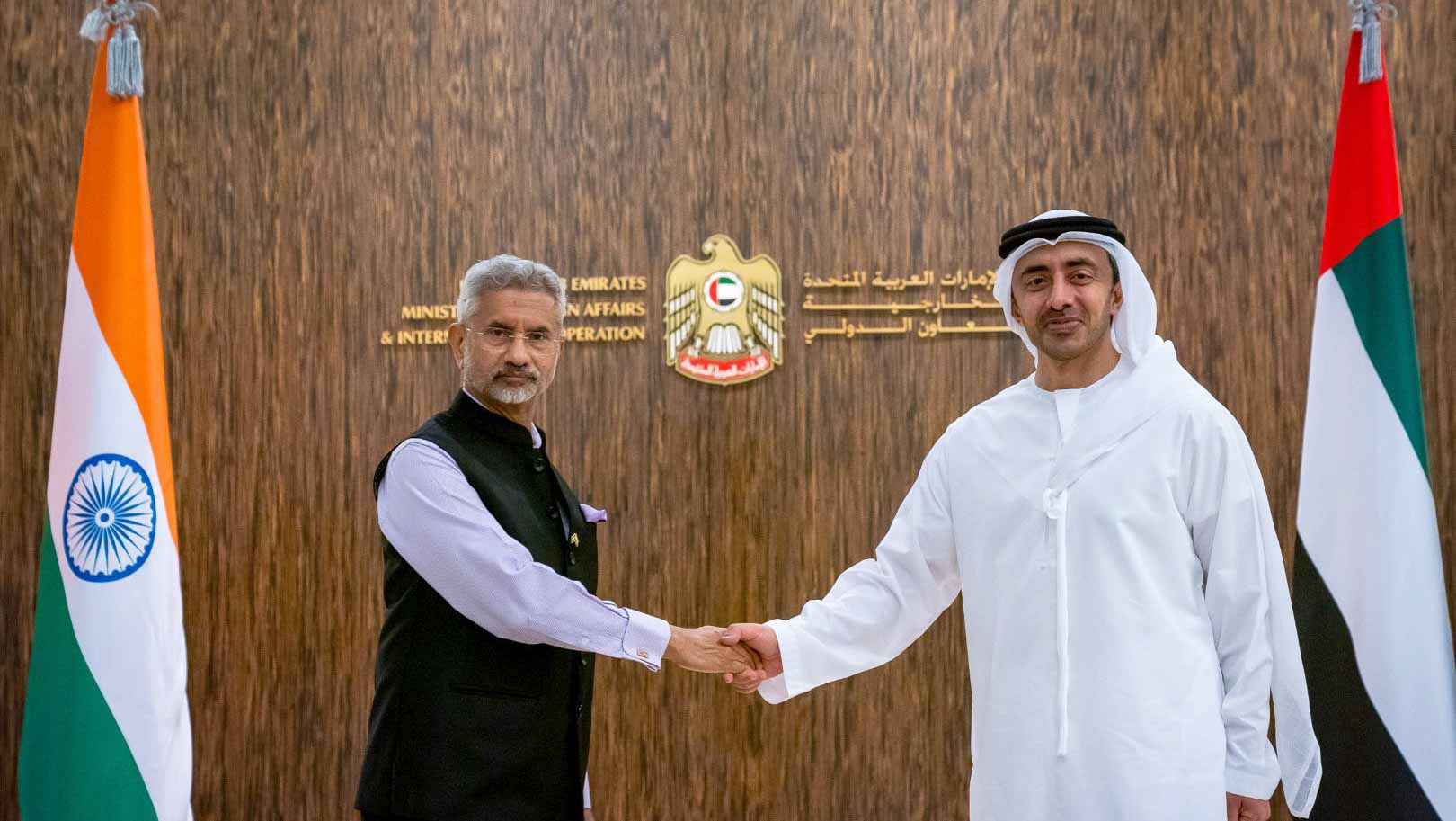 Image for the title: Abdullah bin Zayed chairs UAE-India Joint Committee 