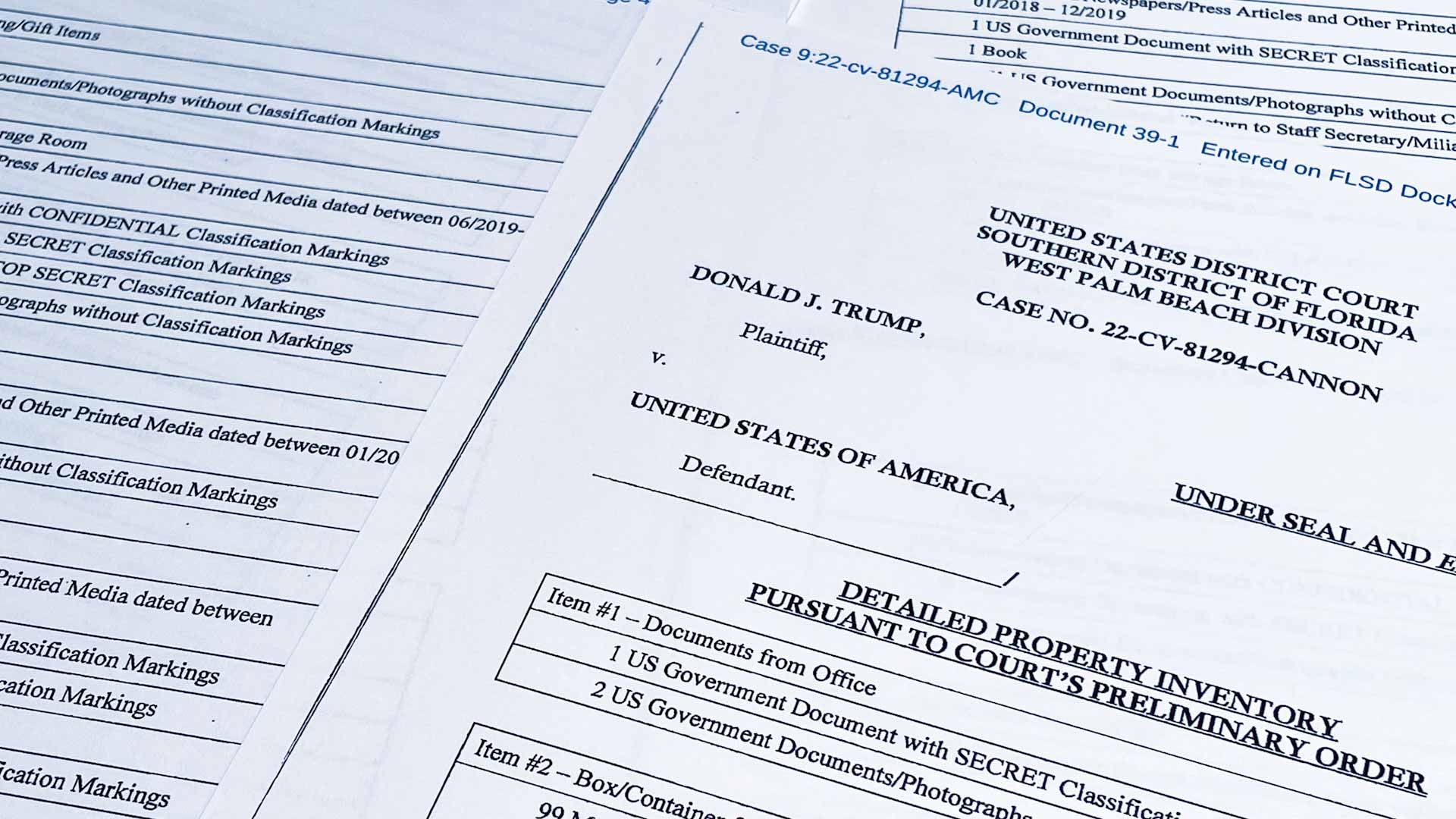 صورة بعنوان: "إف.بي.آي" يعثر على 11 ألف سجل حكومي في منزل ترامب بفلوريدا 
