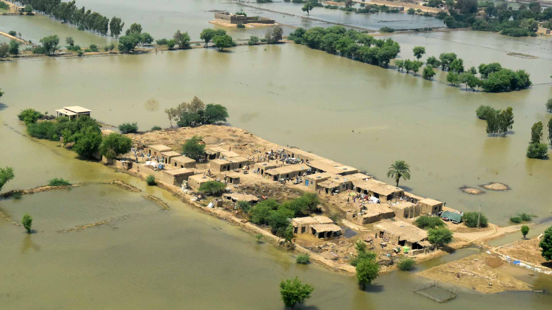 صورة بعنوان: باكستان تناشد المجتمع الدولي للمساعدة في مواجهة الفيضانات 