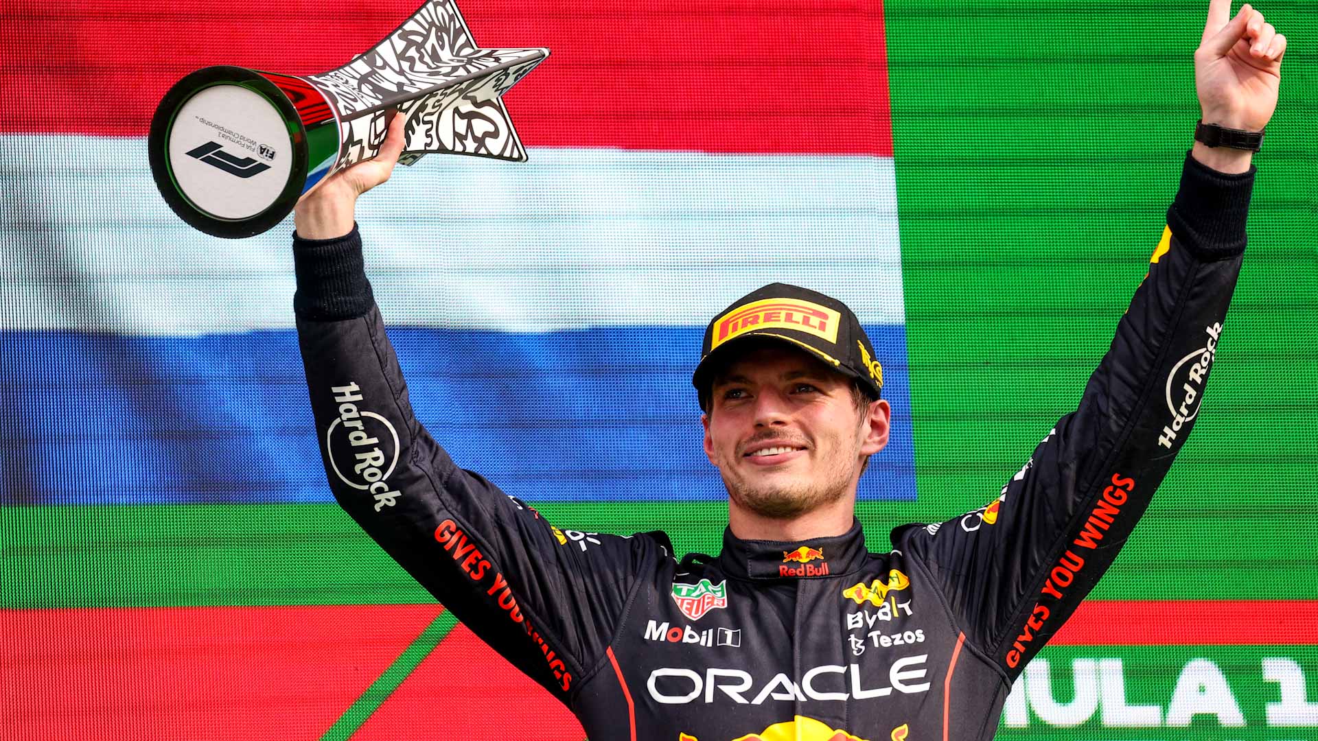 Image for the title: Verstappen wins Dutch Grand Prix for second year in a row 