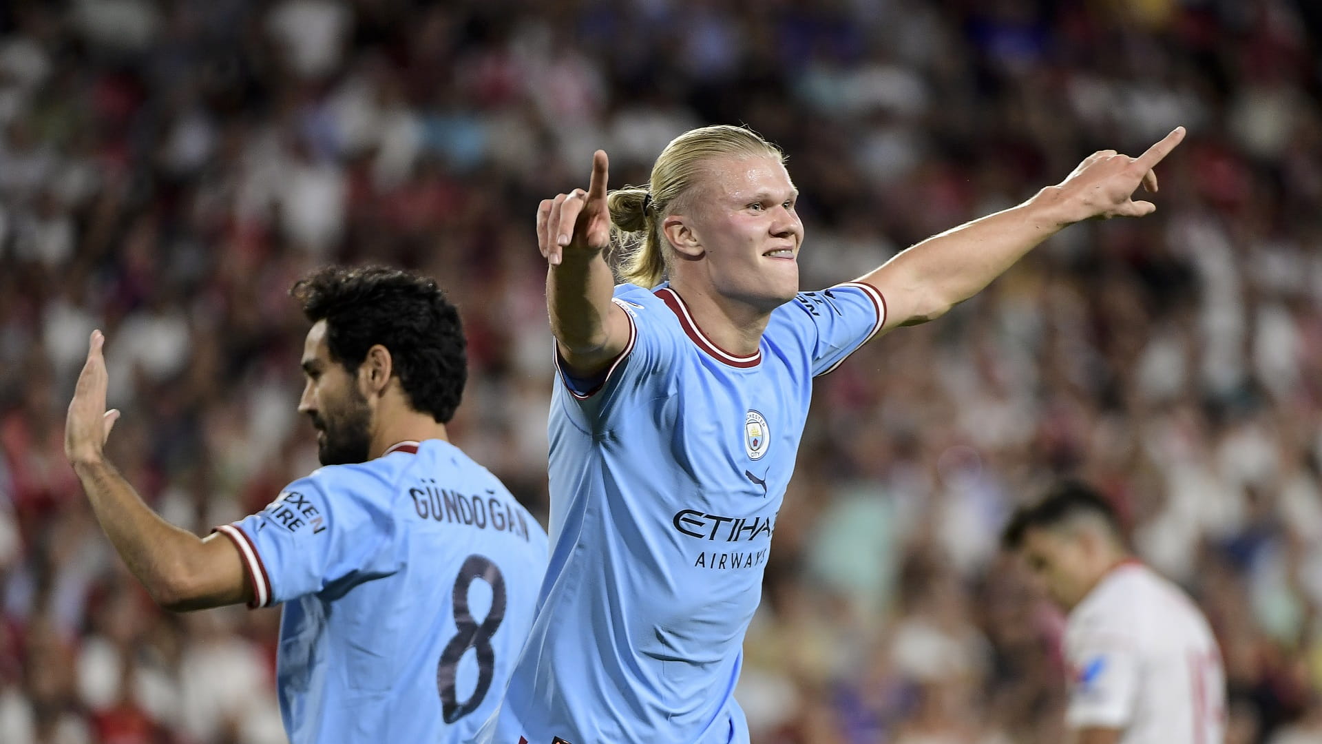 صورة بعنوان: مانشستر سيتي يمزق شباك إشبيلية الإسباني في دوري الأبطال 