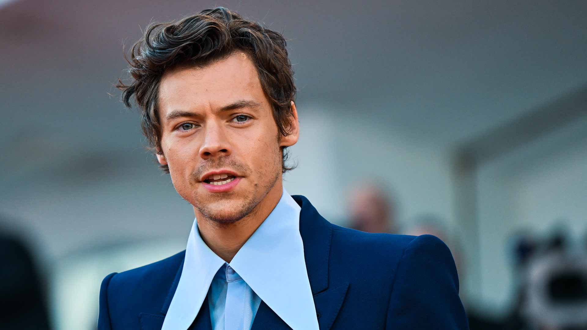 Image for the title: Harry Styles hits red carpet in Venice International Film Festival 