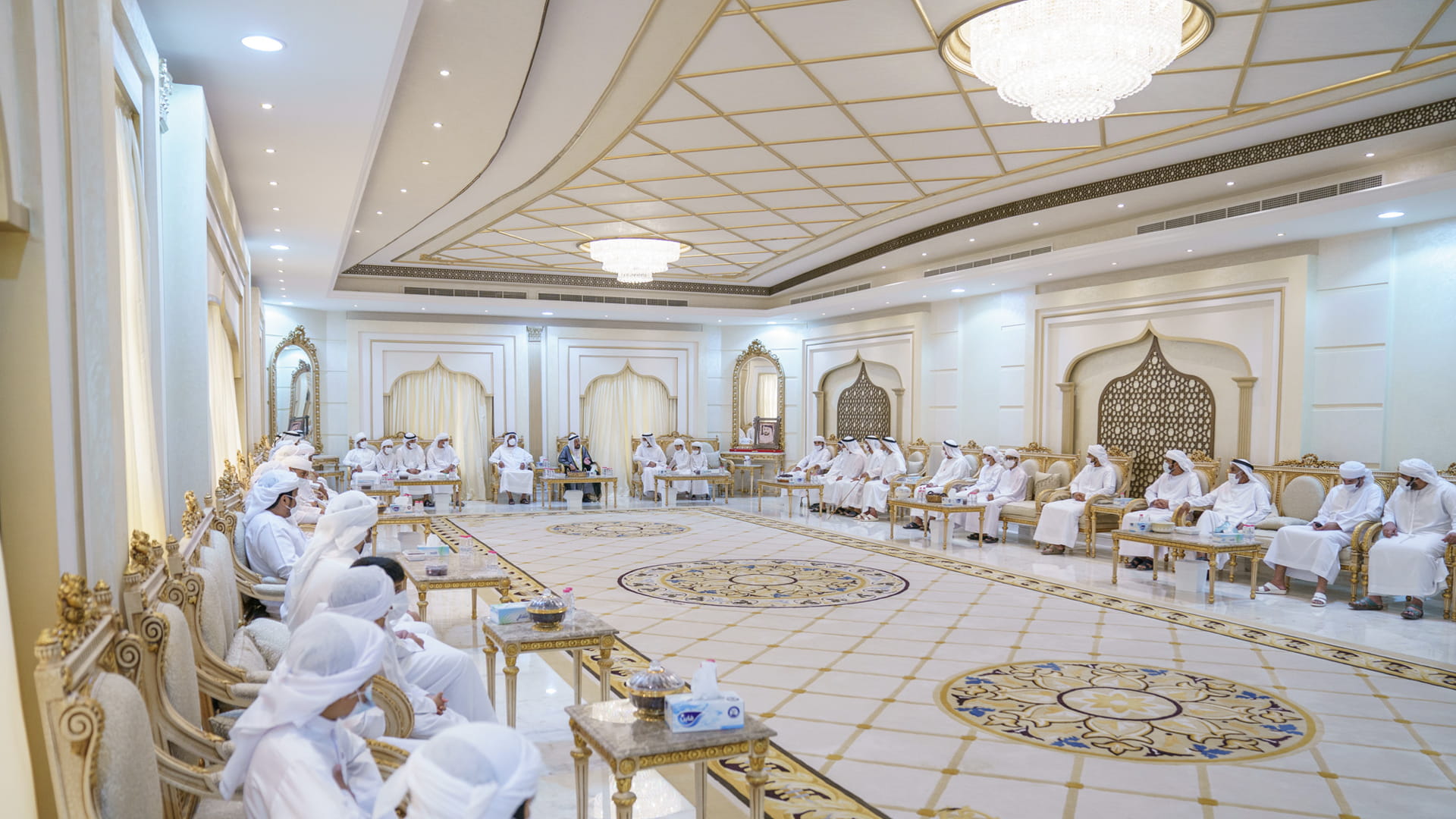 Image for the title: Sharjah Ruler offers condolences on death of Howiden Al Ketbi 