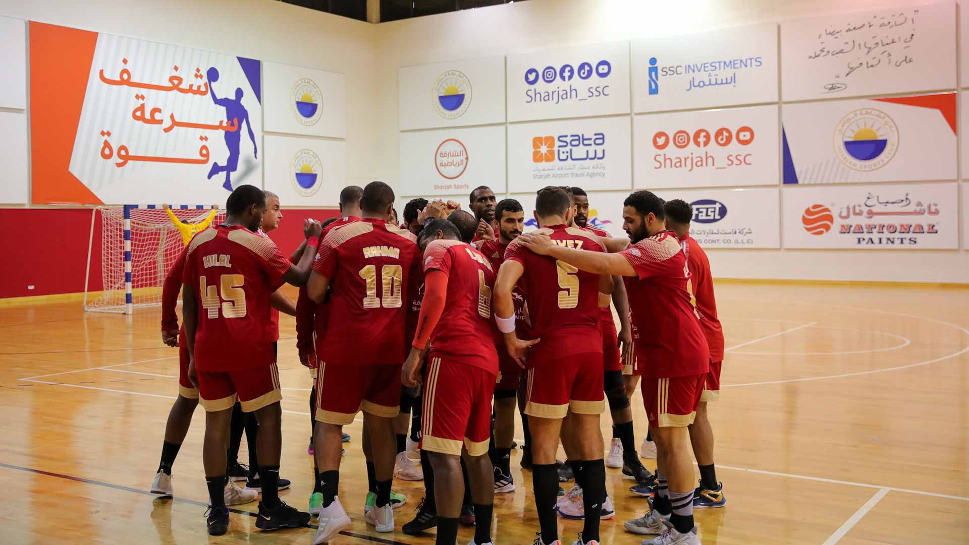 صورة بعنوان: يد نادي الشارقة تستعد لخوض تحدي جديد في البطولة العربية بتونس 